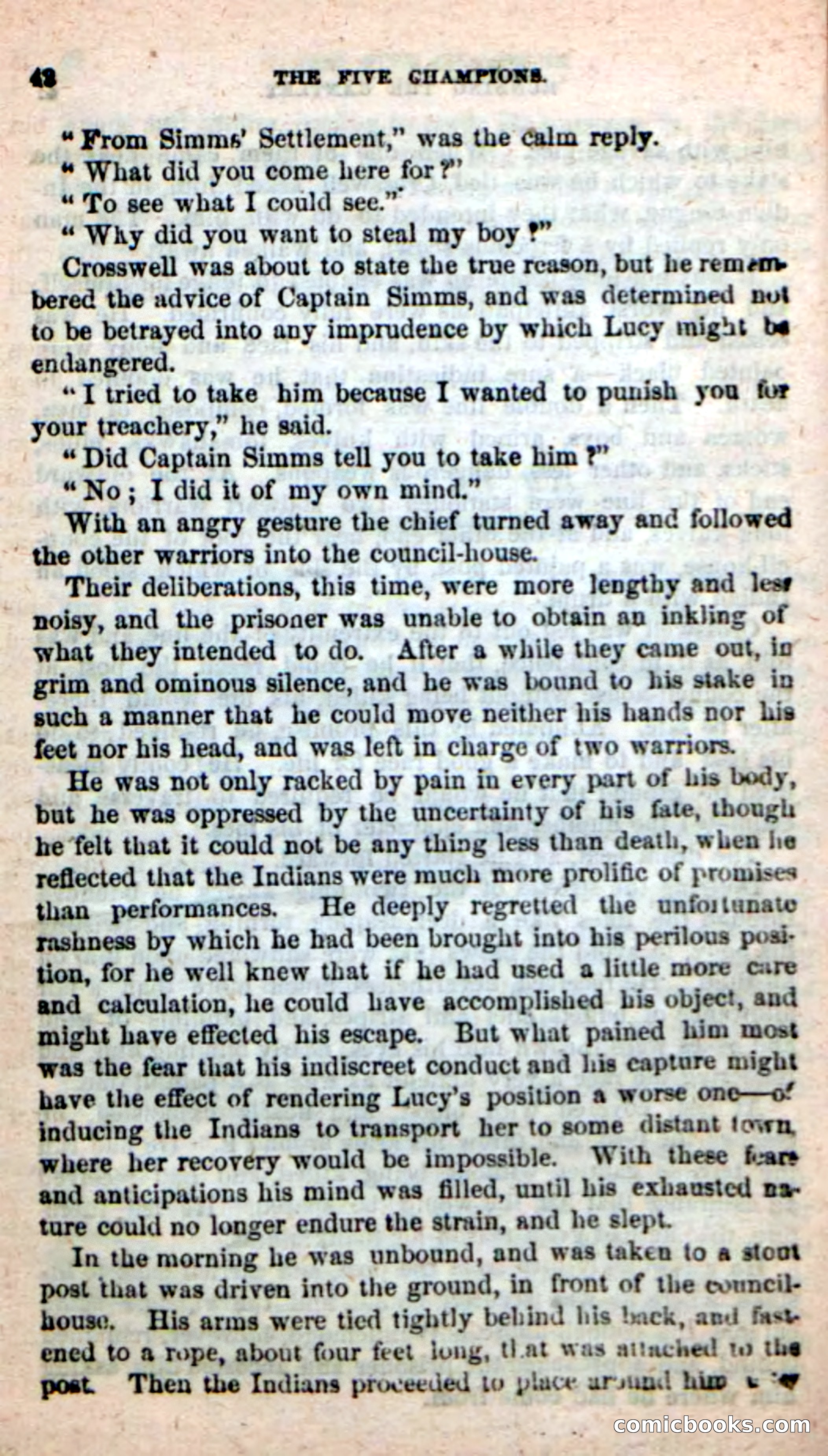 Beadle's New Dime Novels: The Five Champions — page 38 of 100