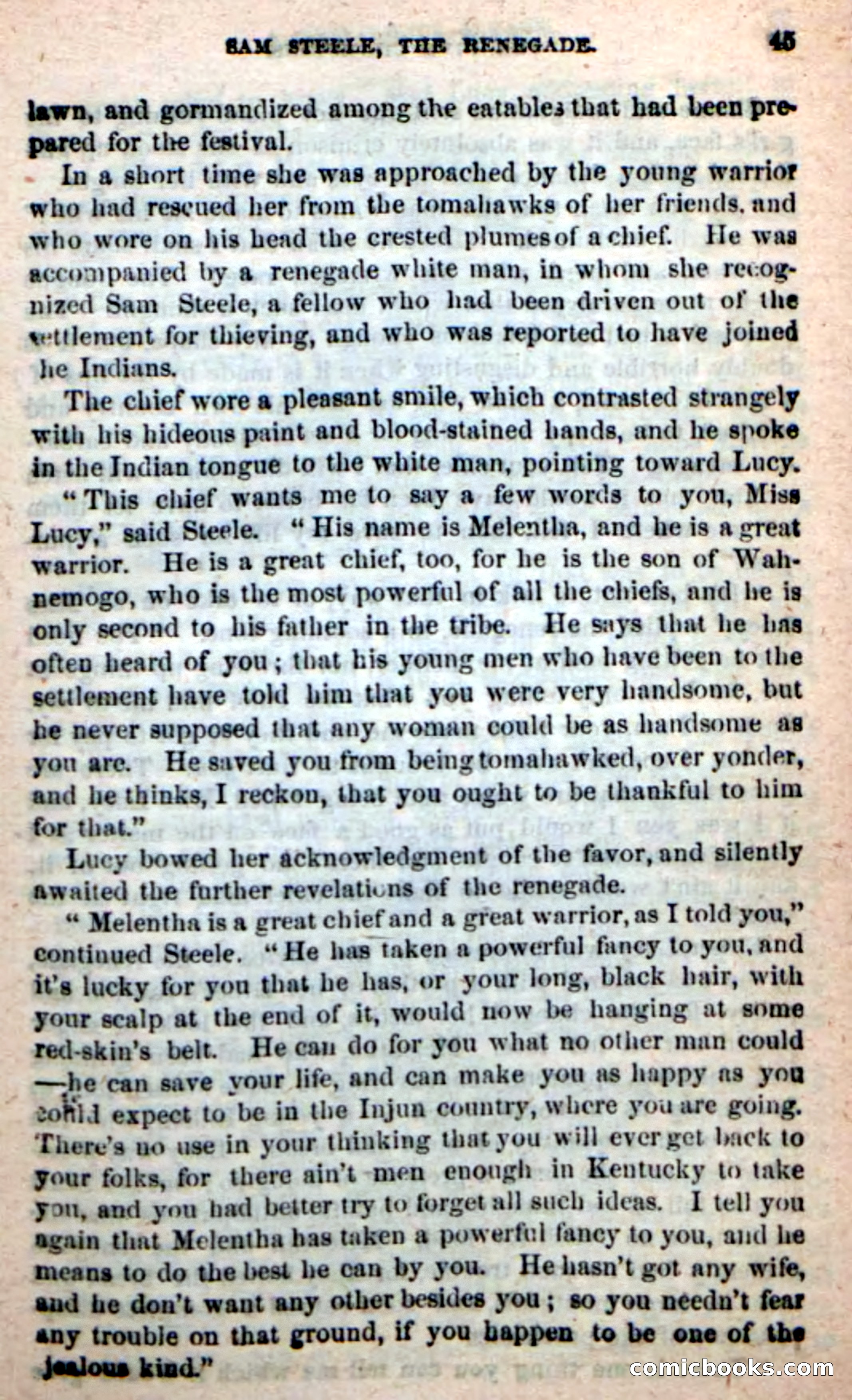 Beadle's New Dime Novels: The Five Champions — page 41 of 100