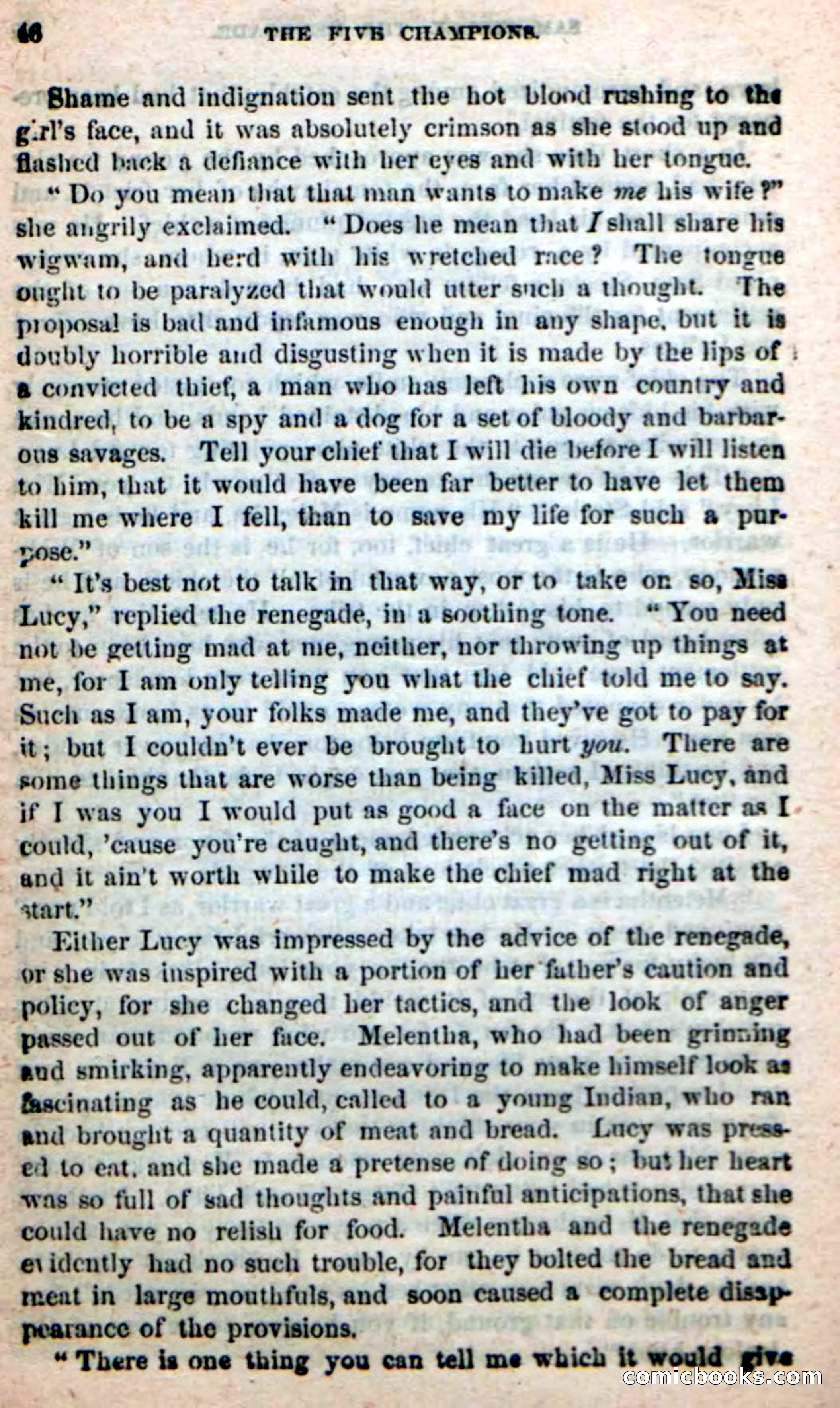Beadle's New Dime Novels: The Five Champions — page 42 of 100