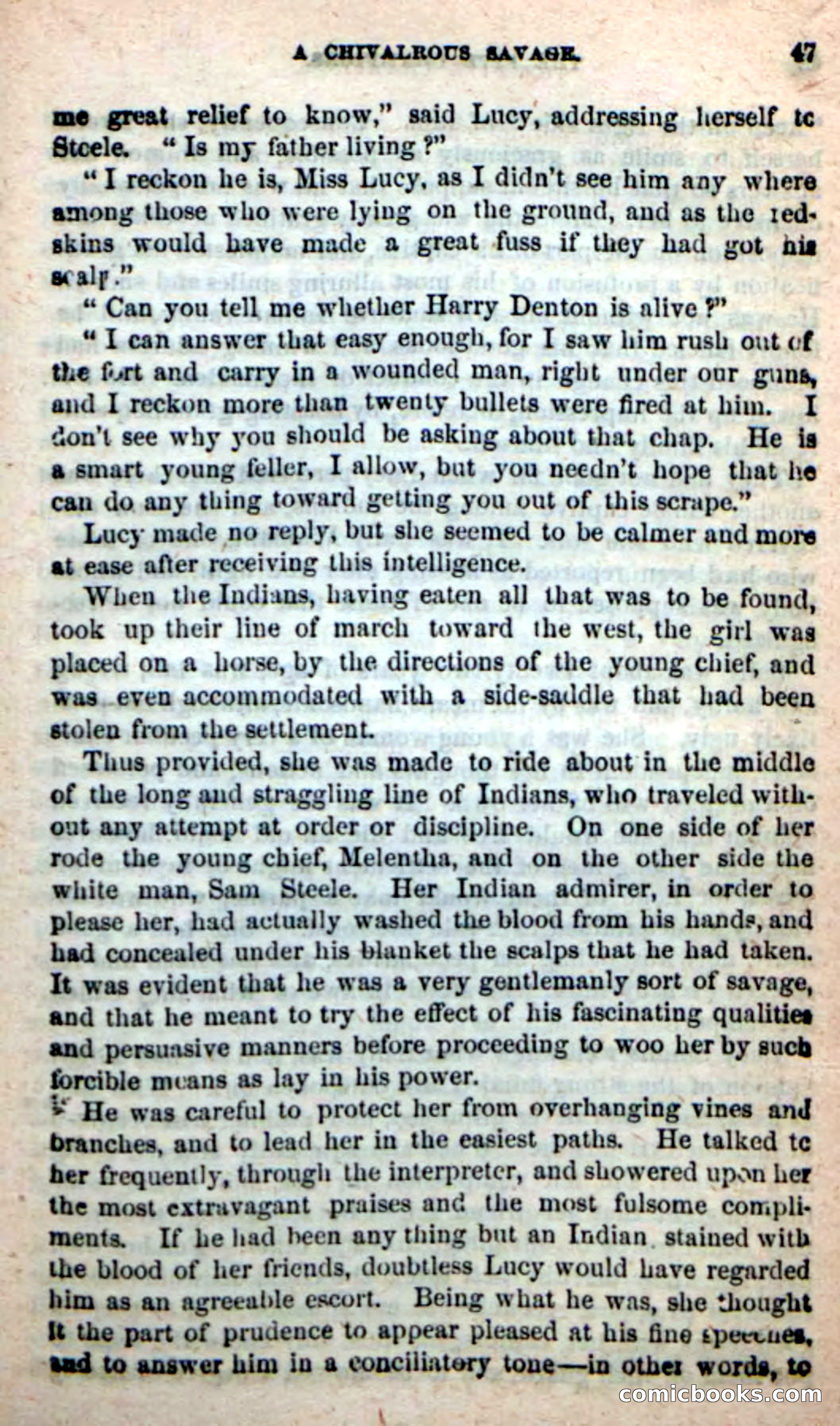 Beadle's New Dime Novels: The Five Champions — page 43 of 100