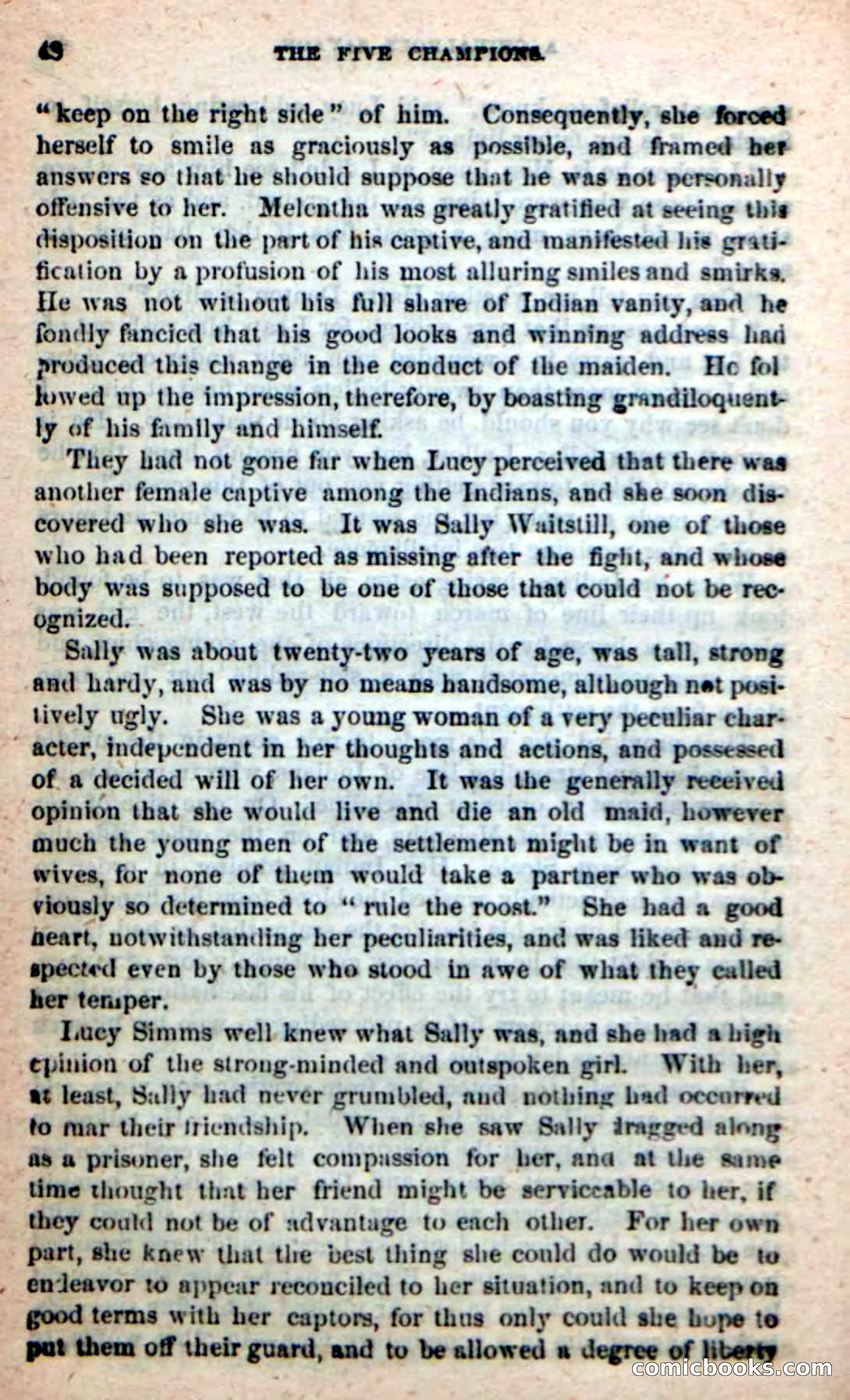 Beadle's New Dime Novels: The Five Champions — page 44 of 100