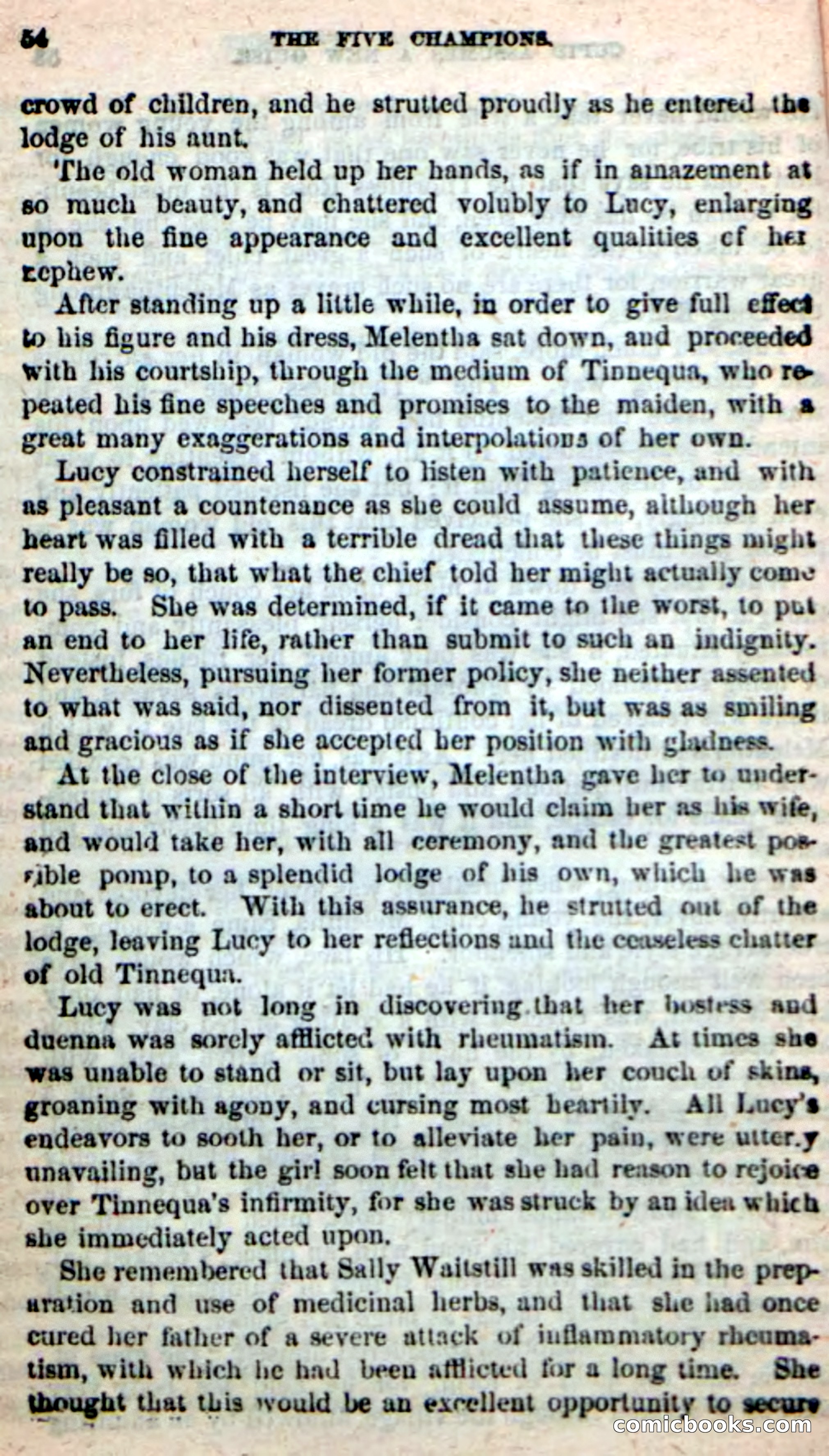 Beadle's New Dime Novels: The Five Champions — page 50 of 100