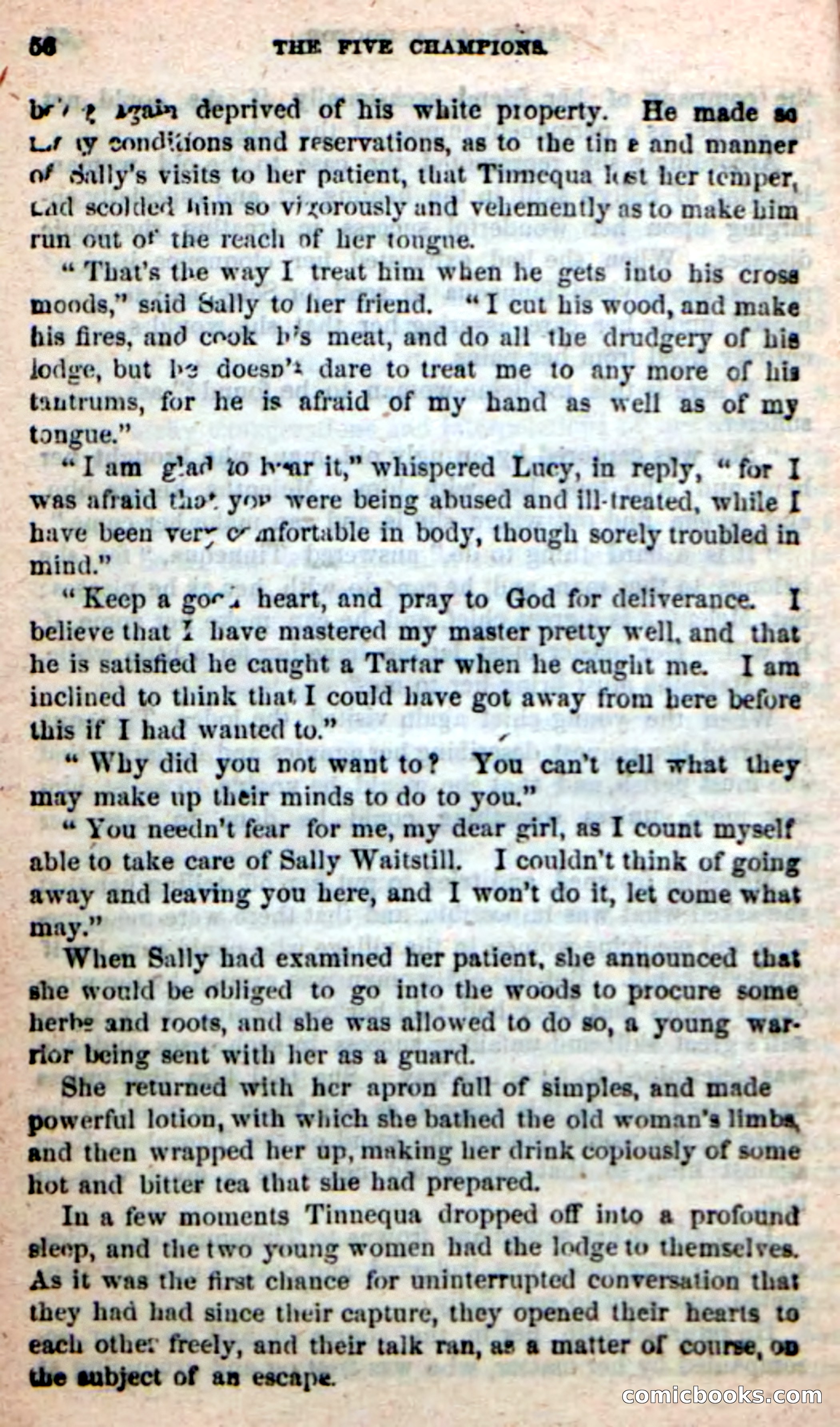 Beadle's New Dime Novels: The Five Champions — page 52 of 100