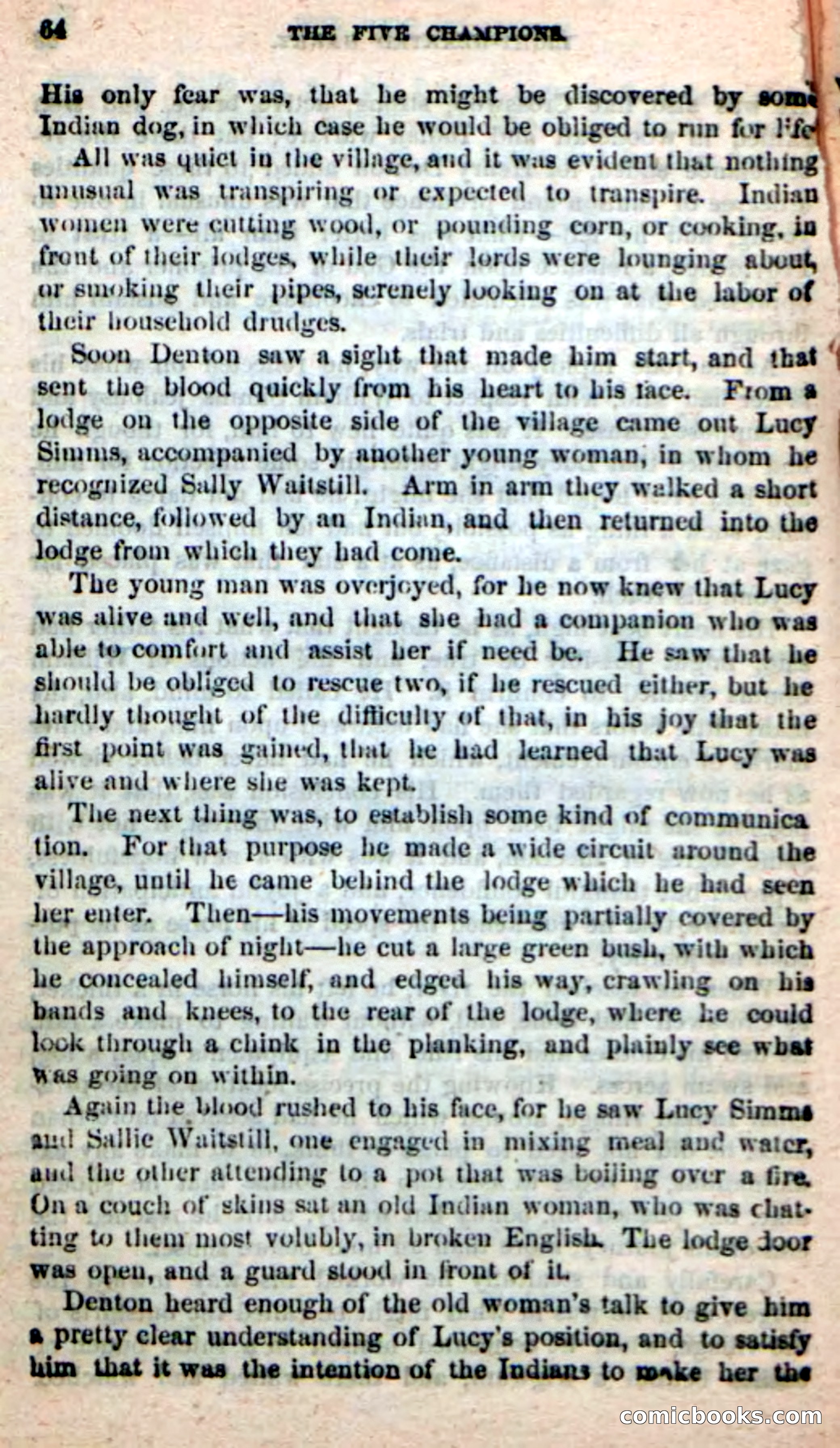 Beadle's New Dime Novels: The Five Champions — page 60 of 100