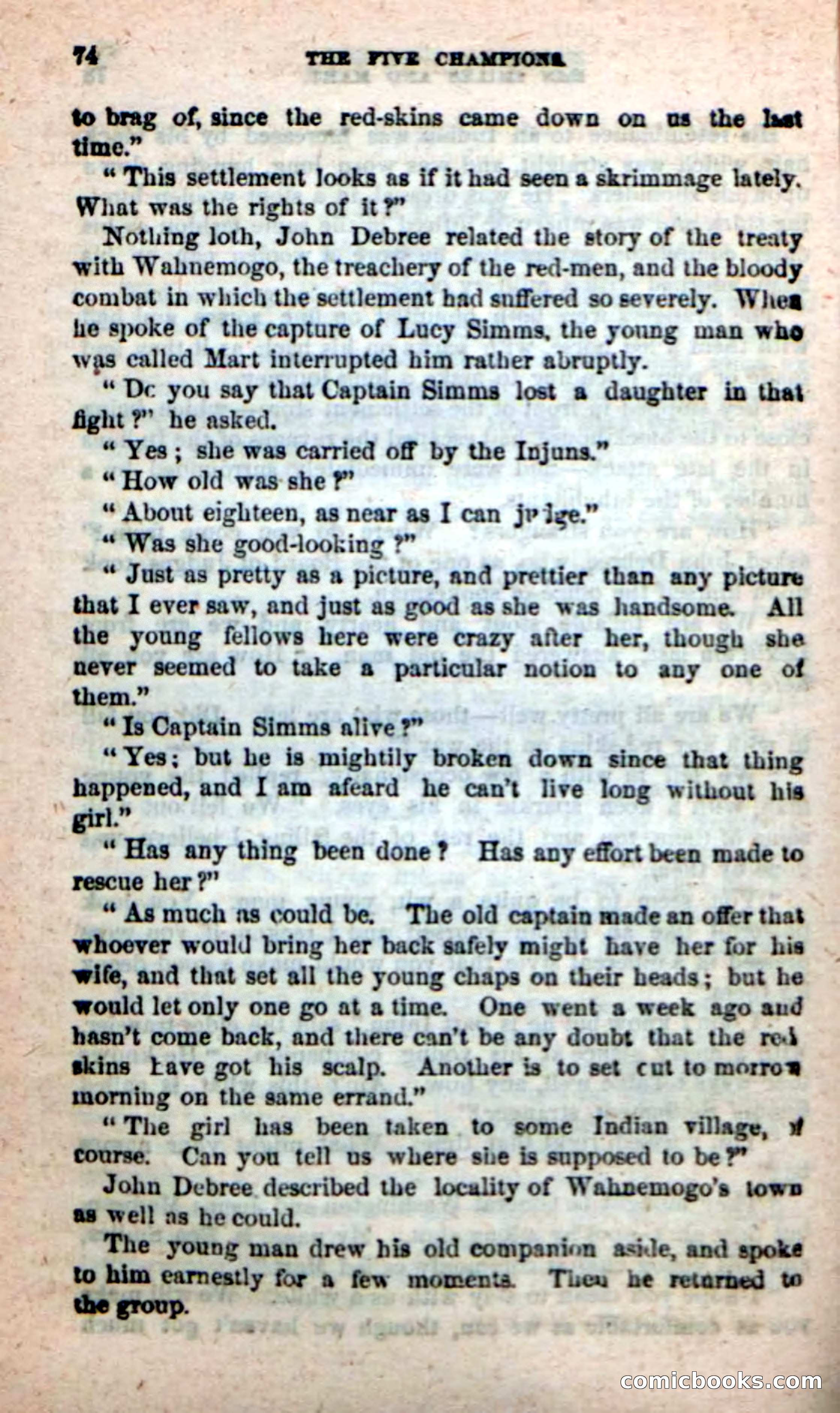 Beadle's New Dime Novels: The Five Champions — page 70 of 100