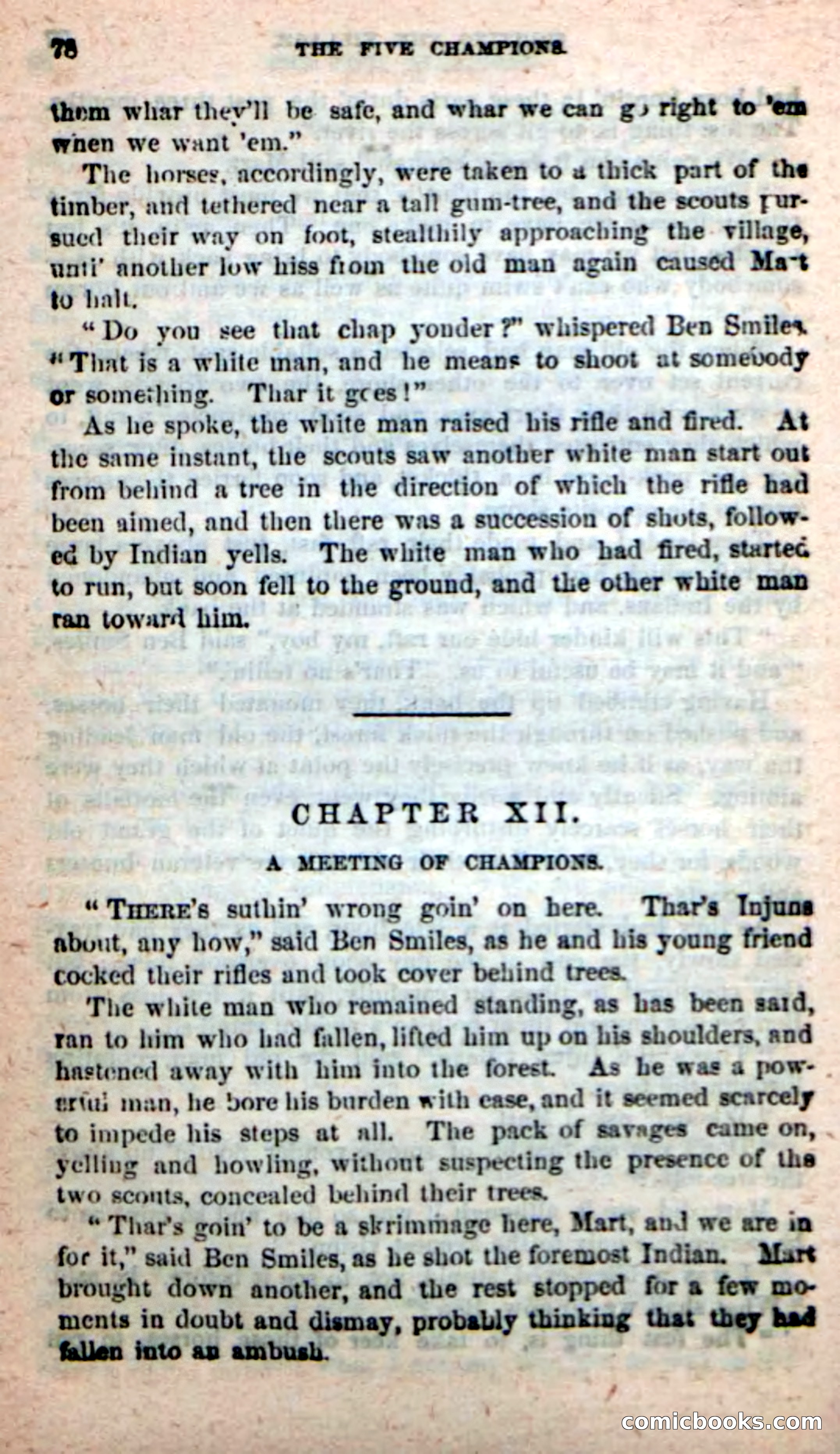 Beadle's New Dime Novels: The Five Champions — page 74 of 100