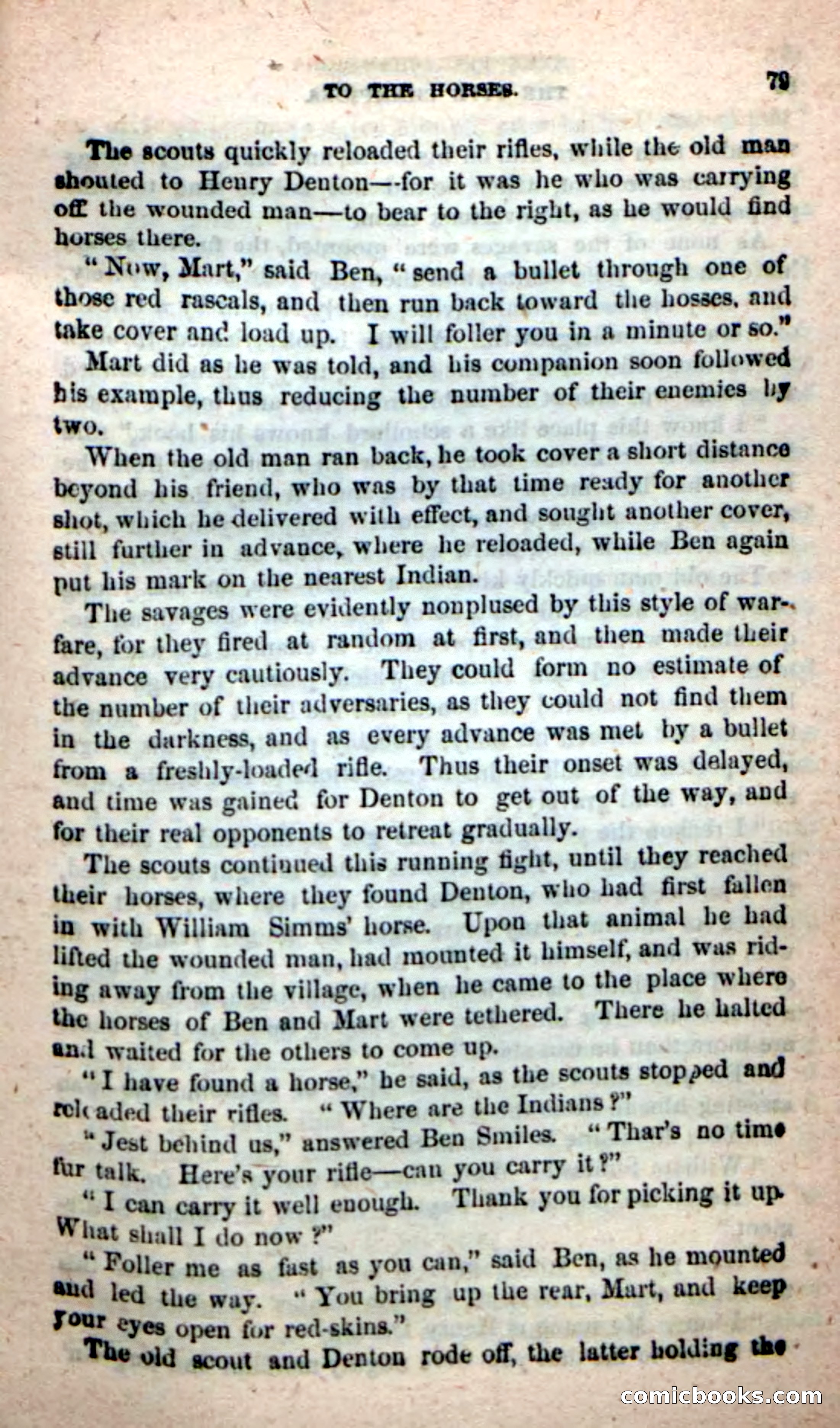 Beadle's New Dime Novels: The Five Champions — page 75 of 100