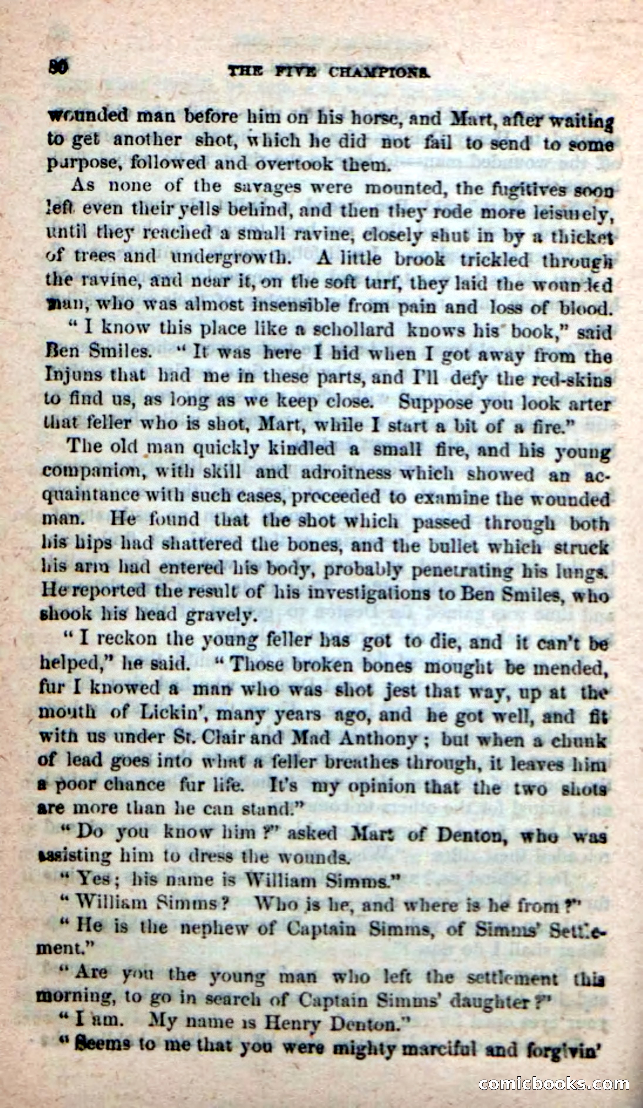 Beadle's New Dime Novels: The Five Champions — page 76 of 100