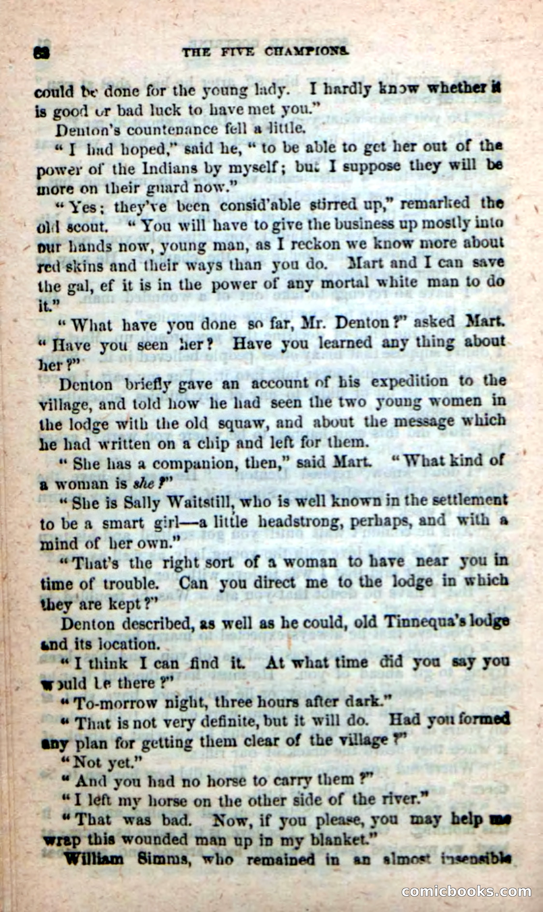 Beadle's New Dime Novels: The Five Champions — page 78 of 100