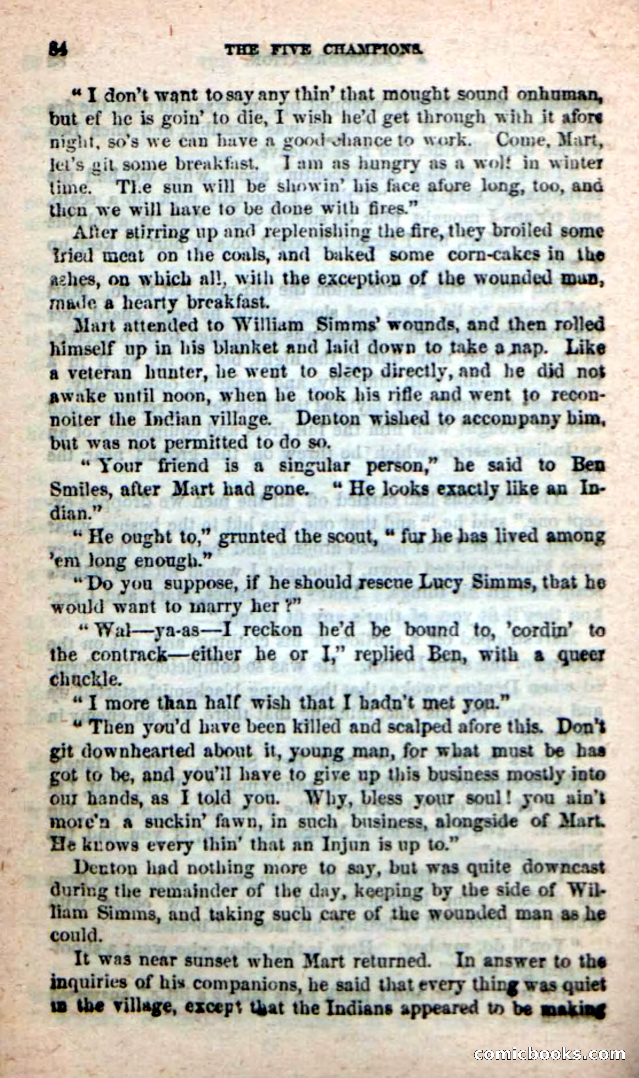 Beadle's New Dime Novels: The Five Champions — page 80 of 100