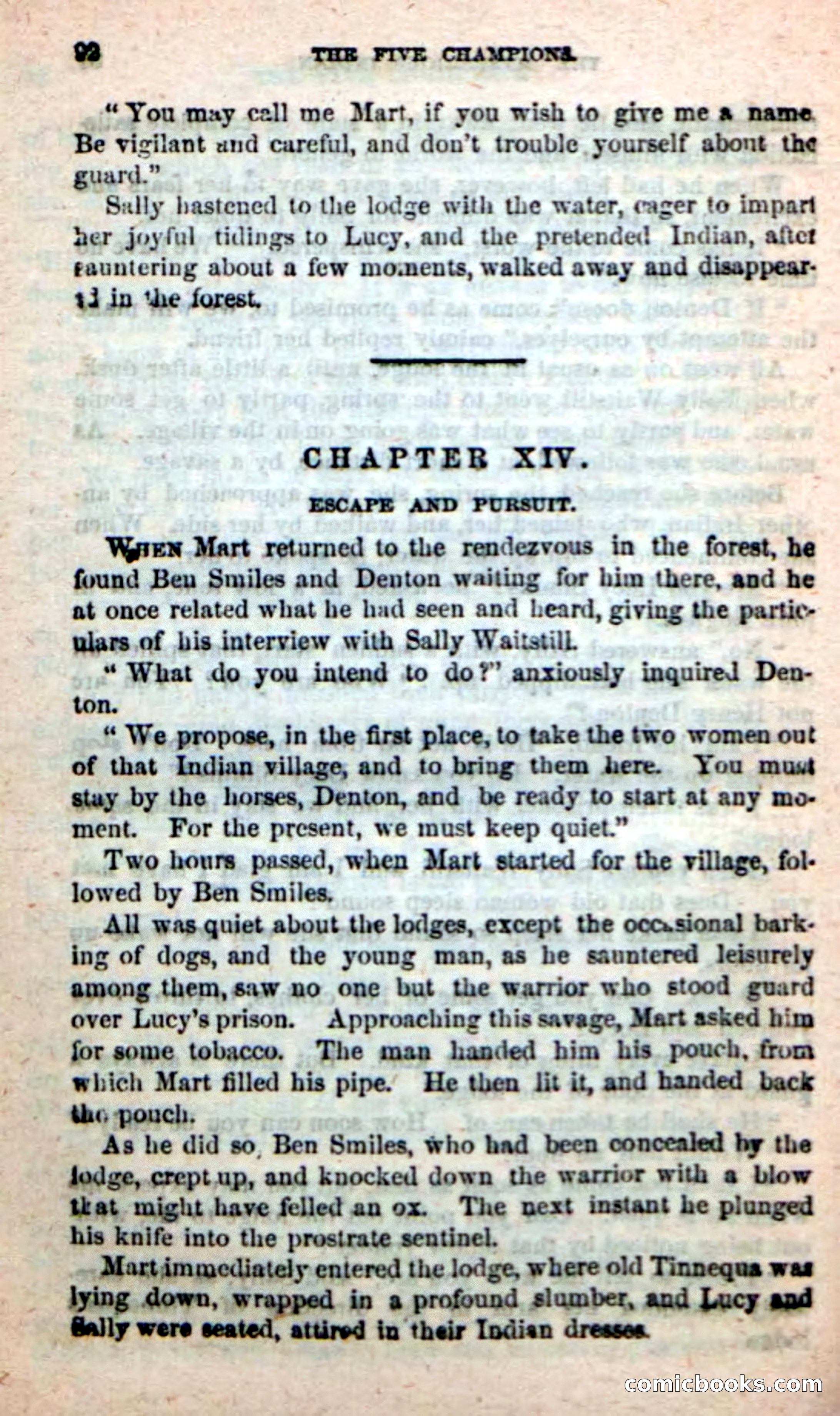 Beadle's New Dime Novels: The Five Champions — page 88 of 100