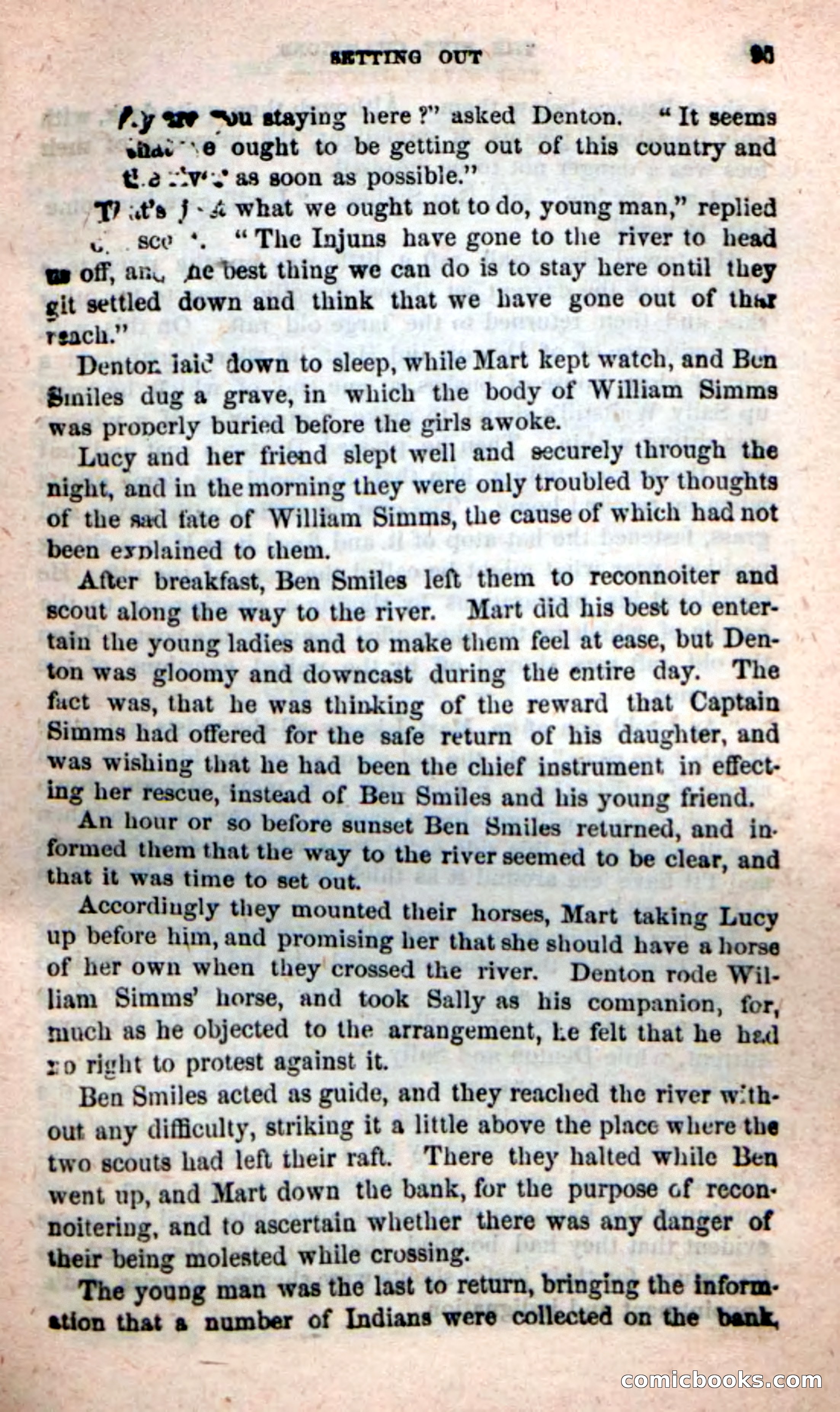Beadle's New Dime Novels: The Five Champions — page 91 of 100
