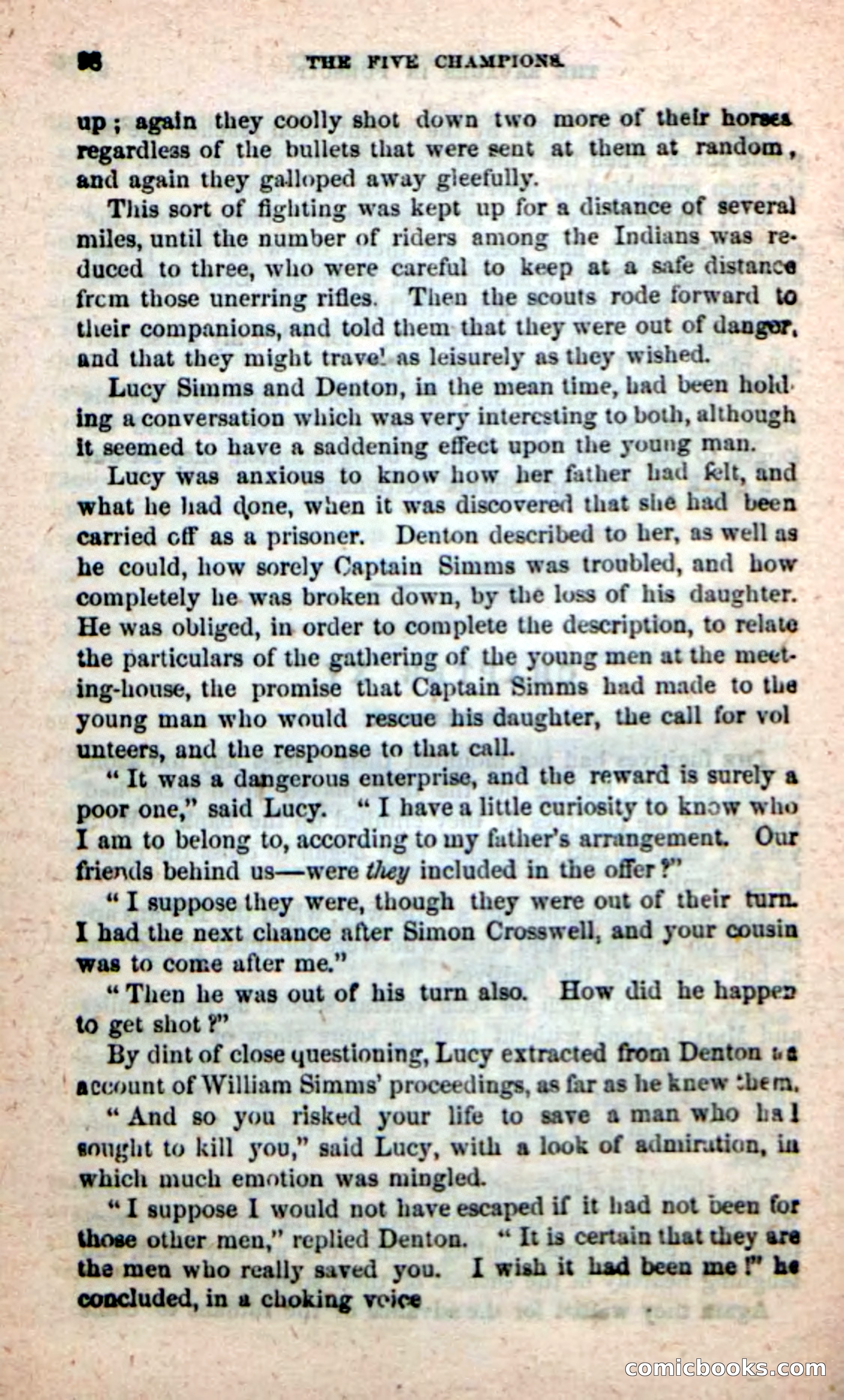 Beadle's New Dime Novels: The Five Champions — page 94 of 100