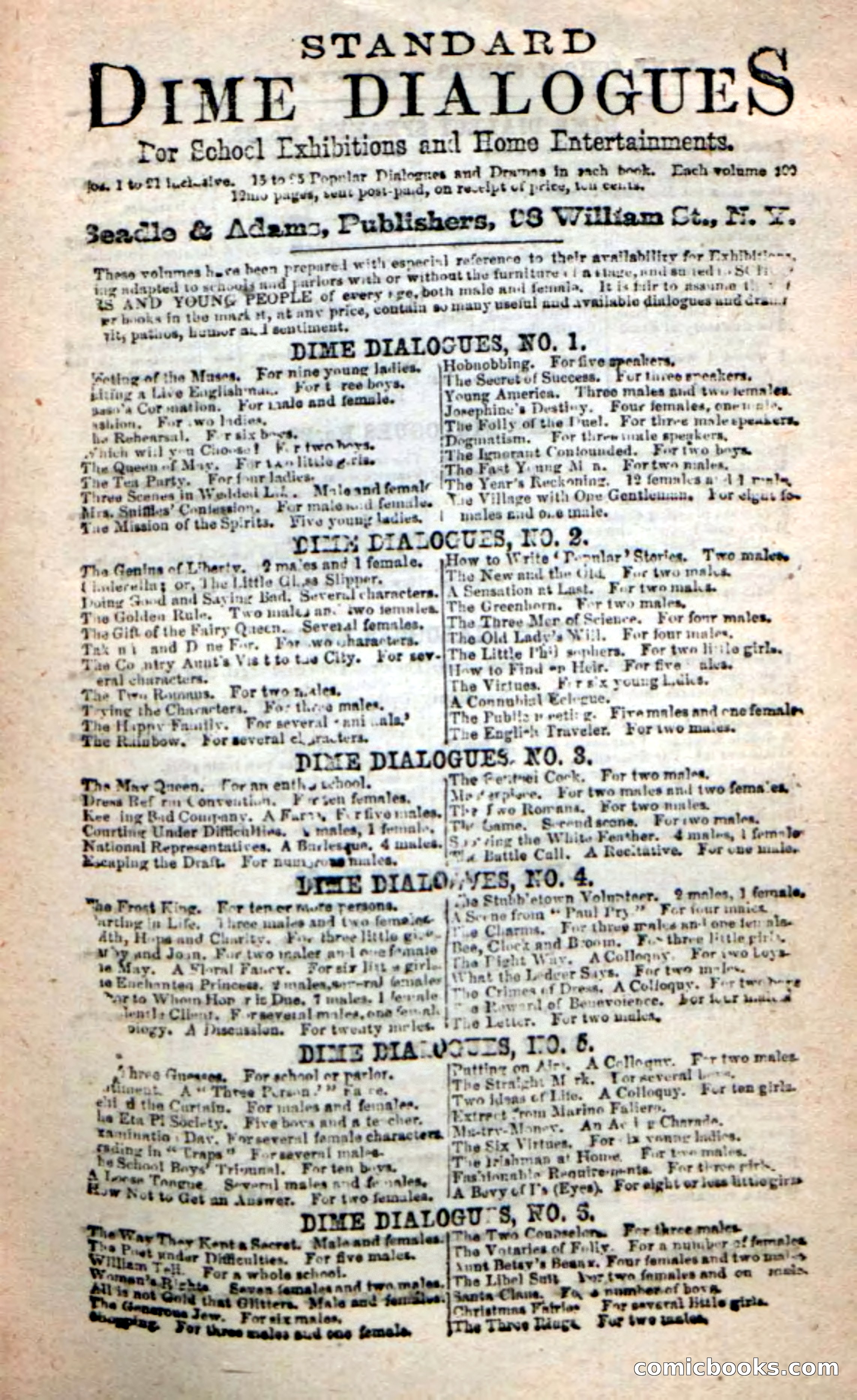 Beadle's New Dime Novels: The Five Champions — page 97 of 100