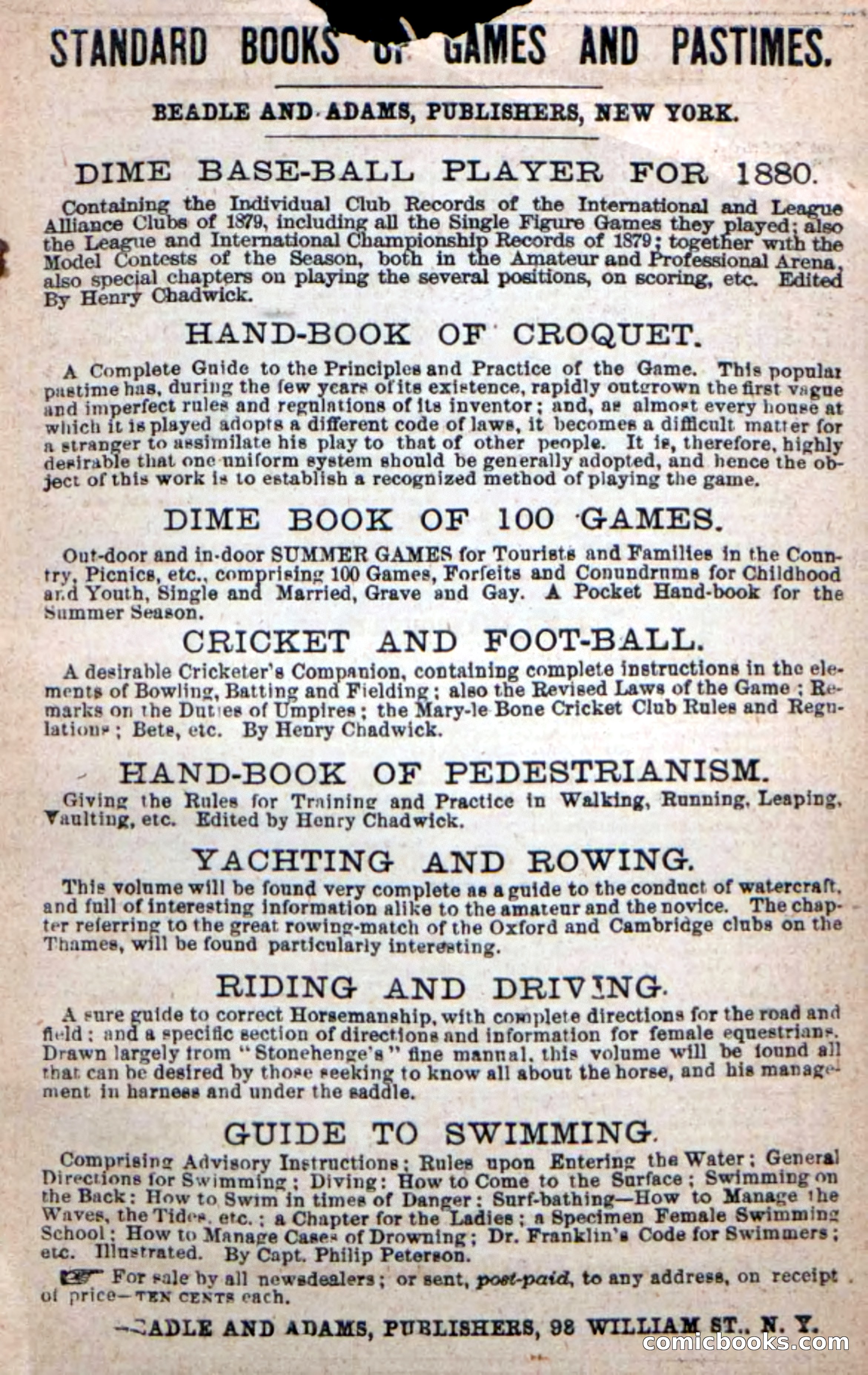 Beadle's New Dime Novels: The Five Champions — page 99 of 100