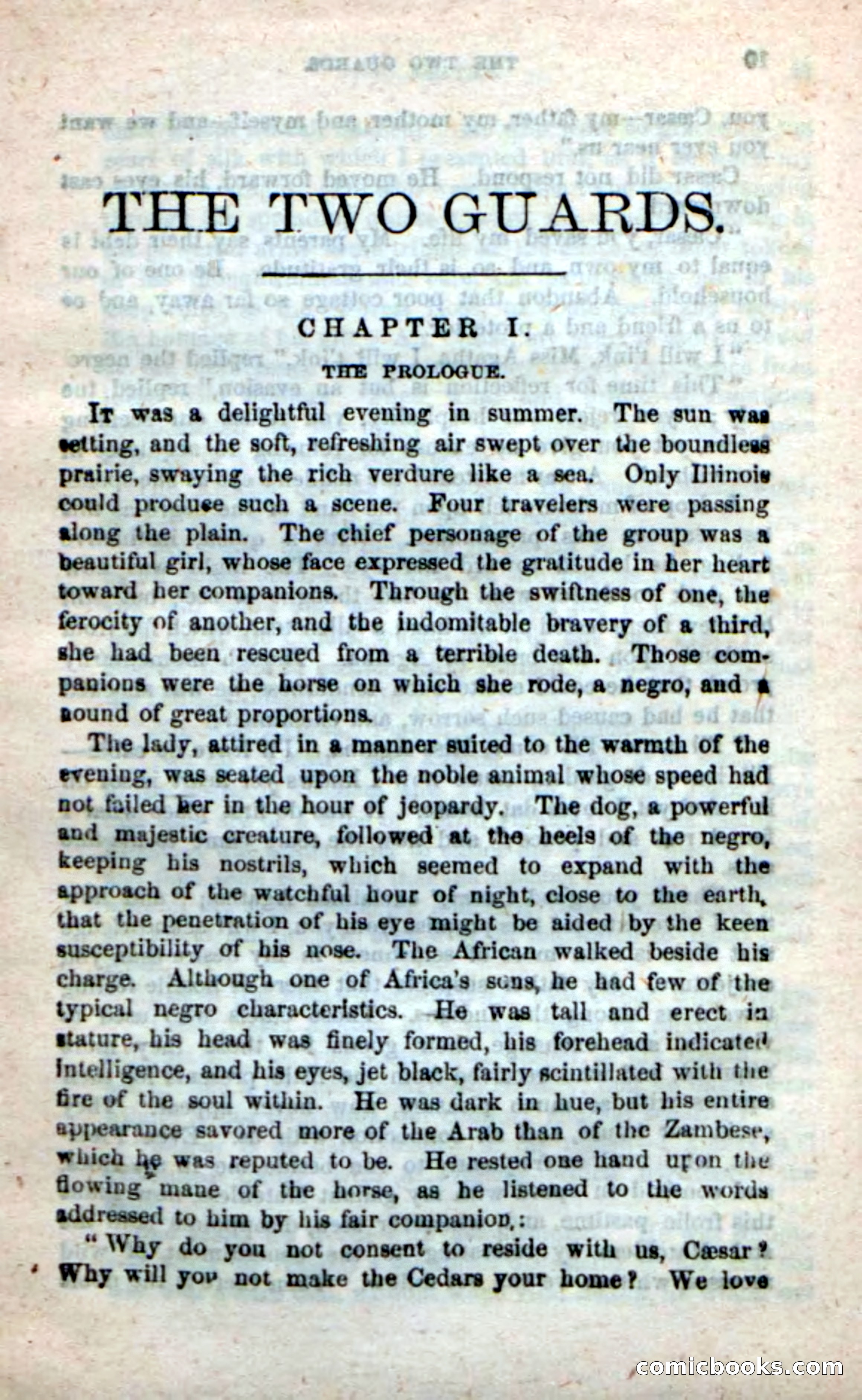 Beadle's New Dime Novels: The Two Guards — page 5 of 100