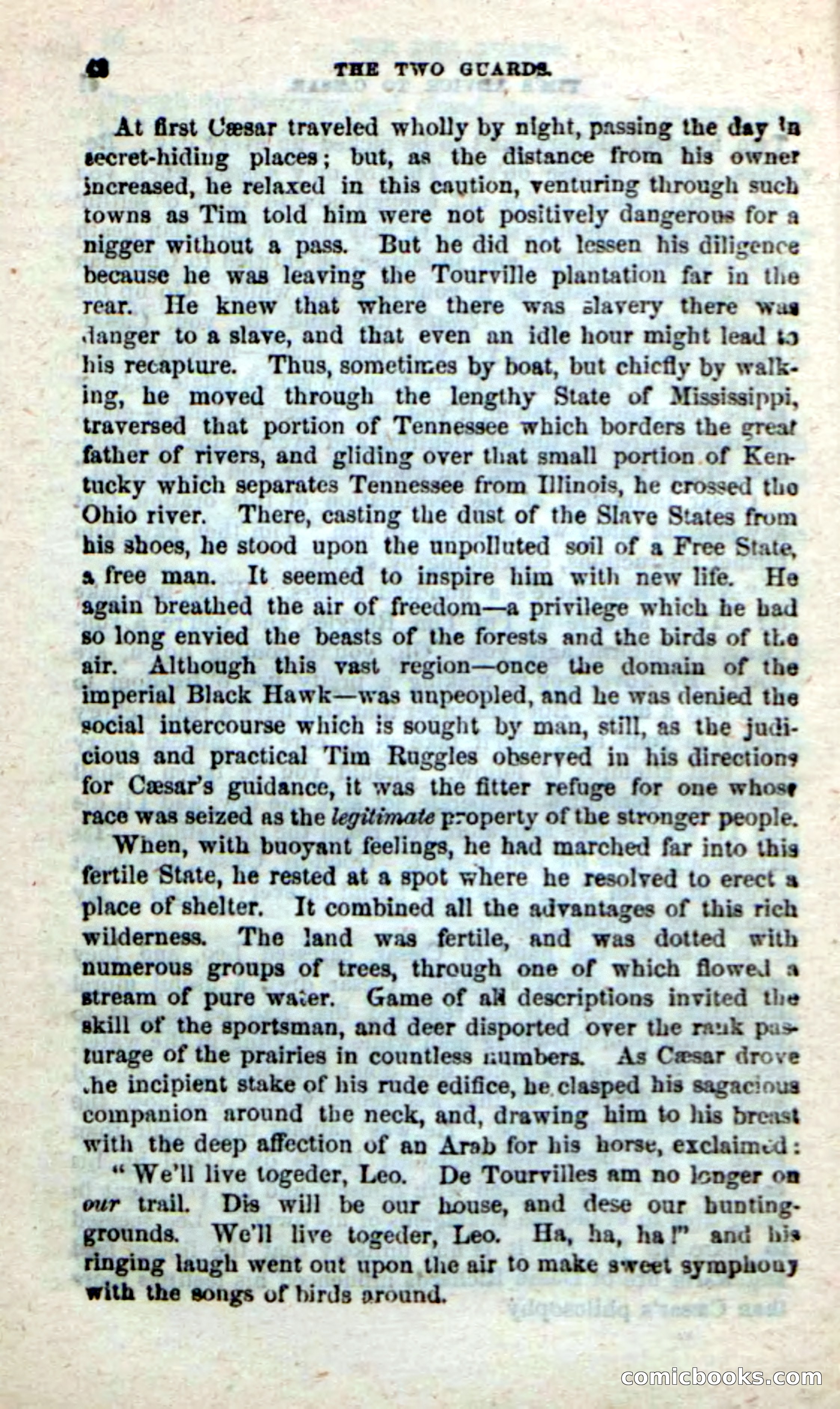 Beadle's New Dime Novels: The Two Guards — page 38 of 100