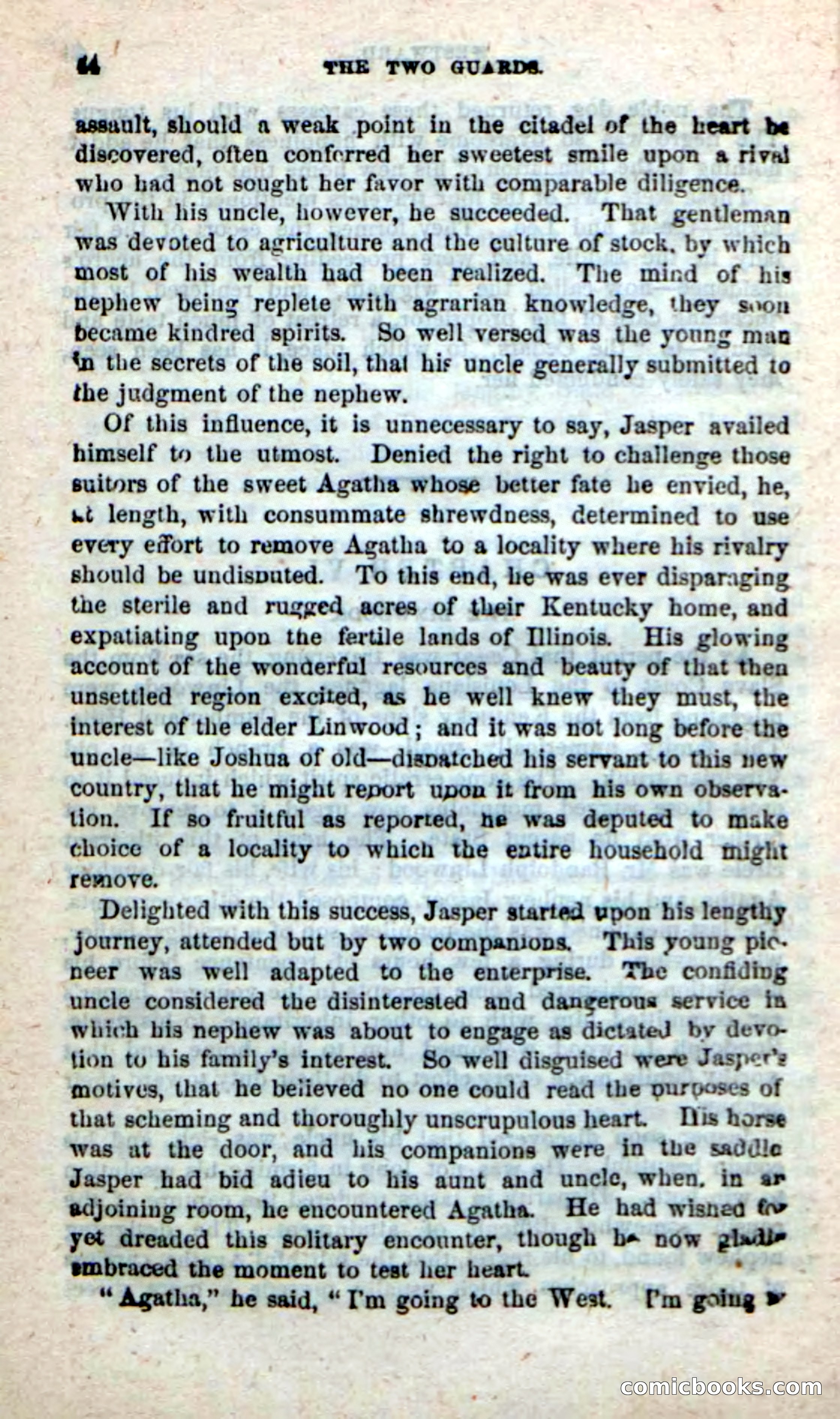 Beadle's New Dime Novels: The Two Guards — page 40 of 100