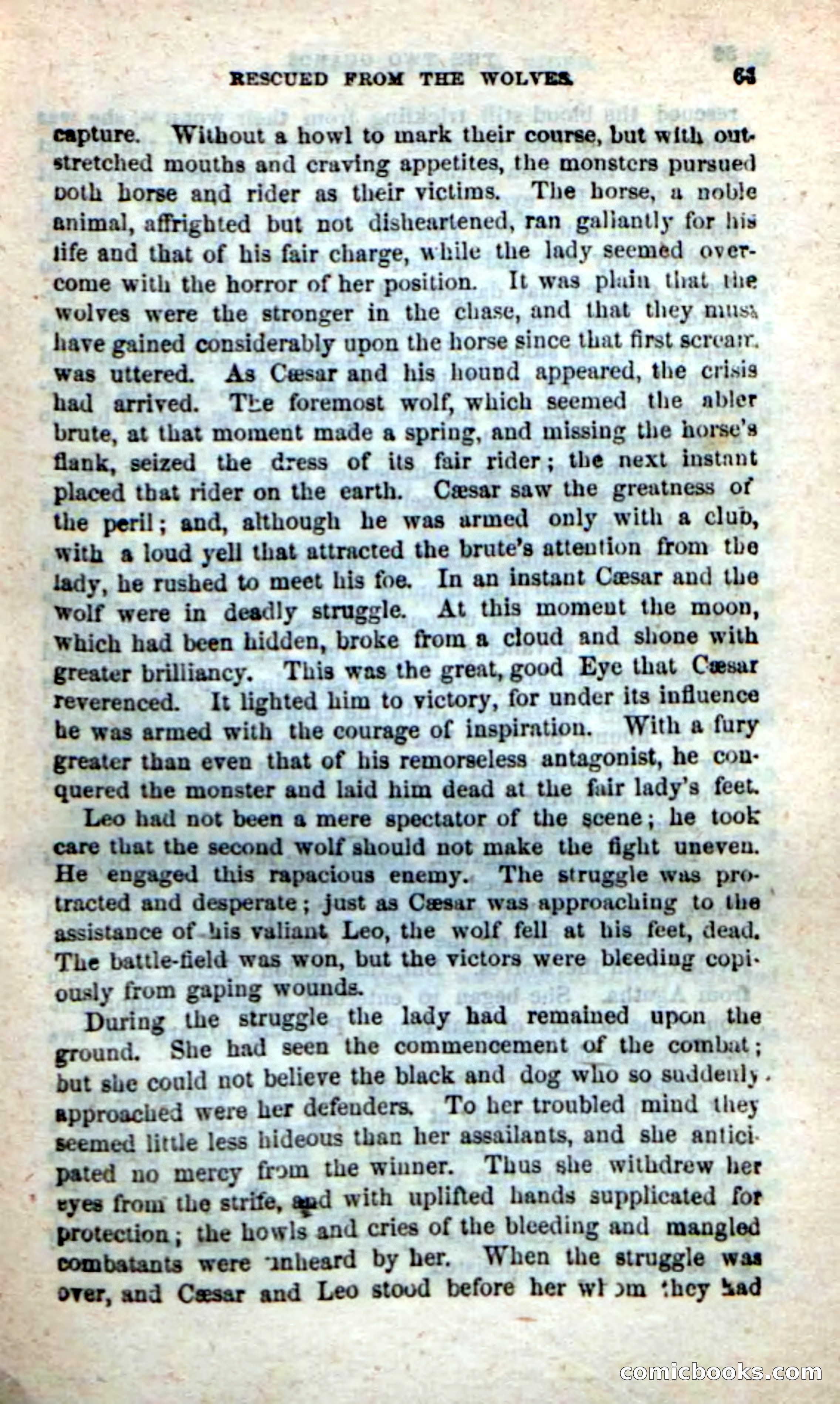 Beadle's New Dime Novels: The Two Guards — page 61 of 100