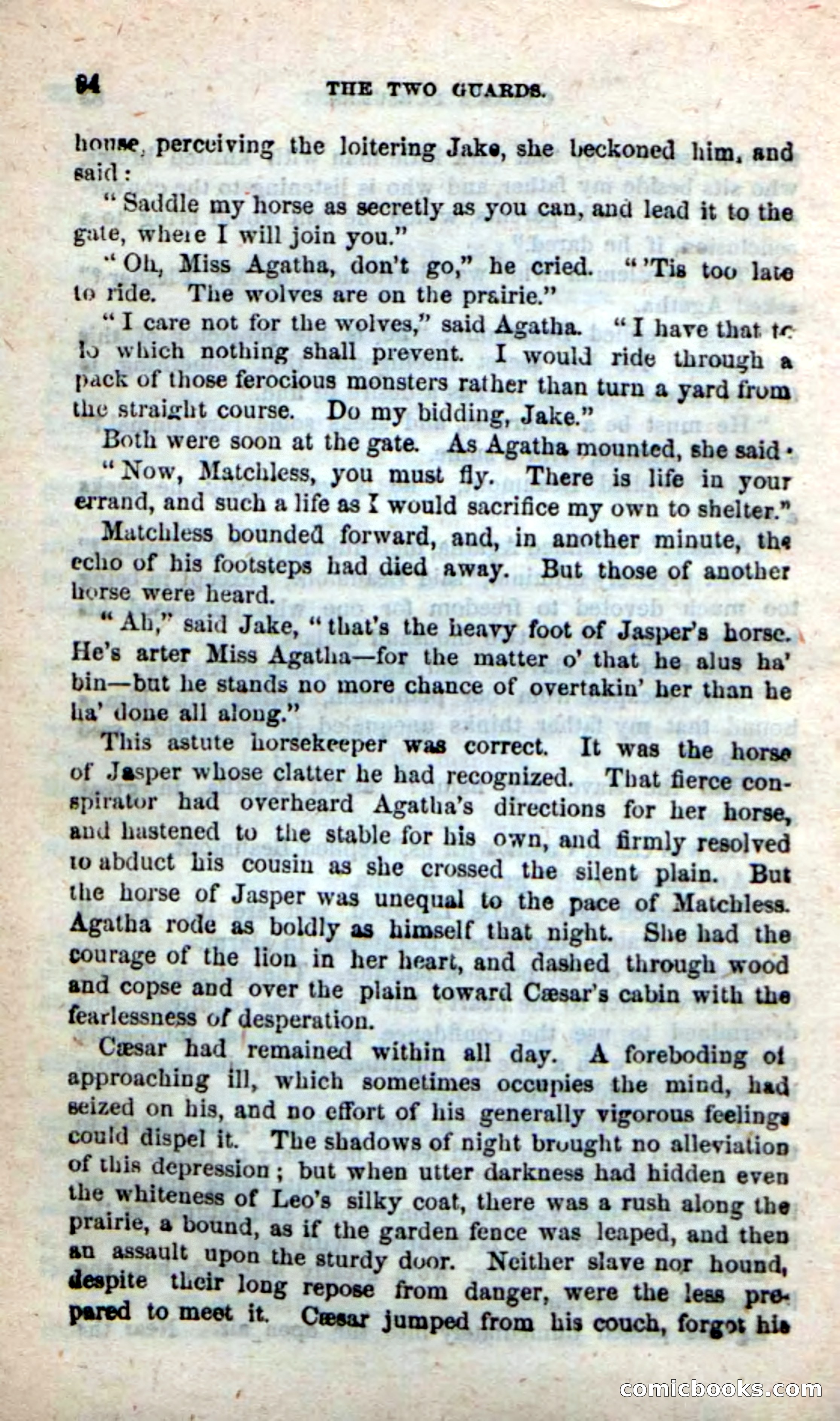 Beadle's New Dime Novels: The Two Guards — page 80 of 100