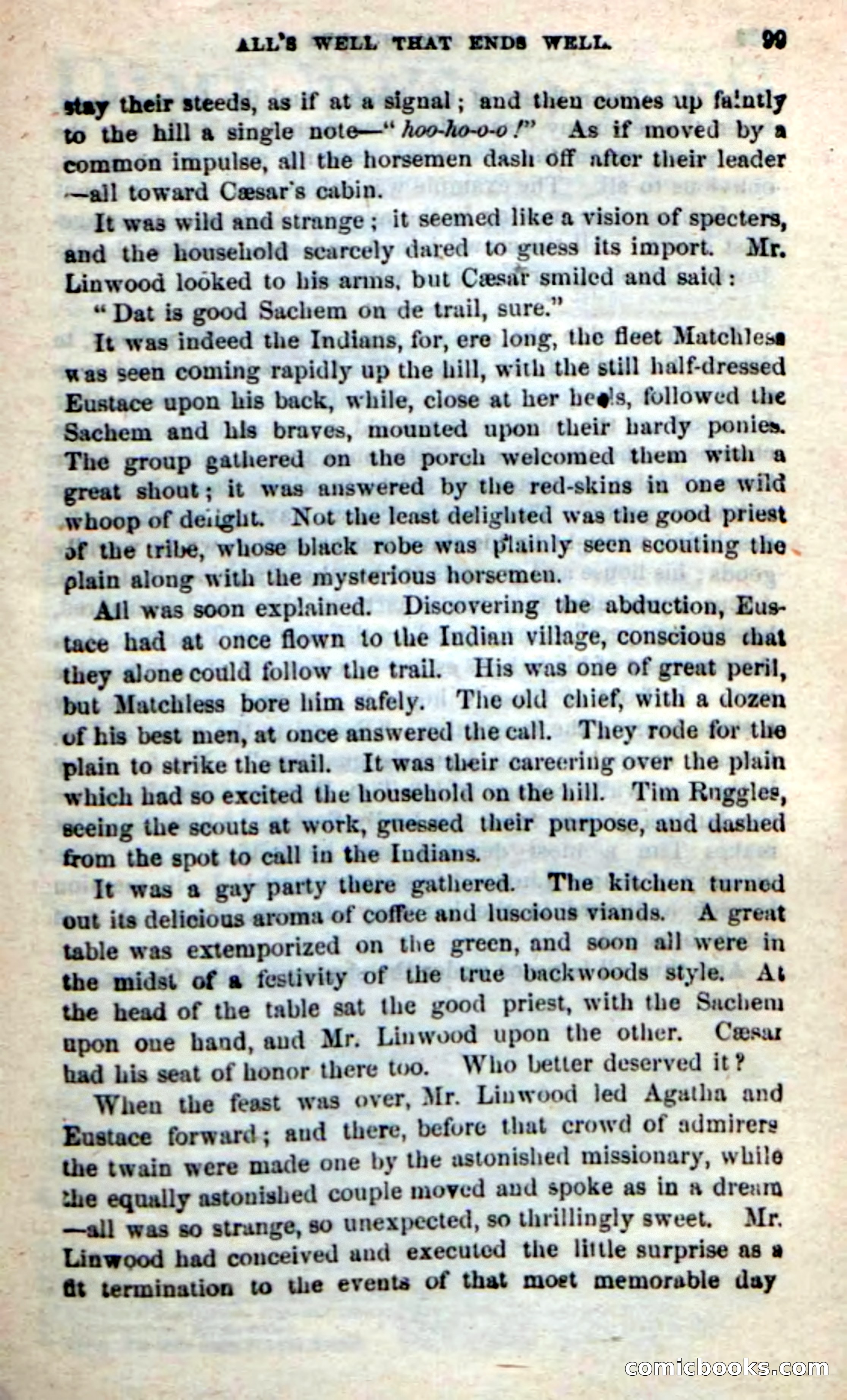 Beadle's New Dime Novels: The Two Guards — page 95 of 100