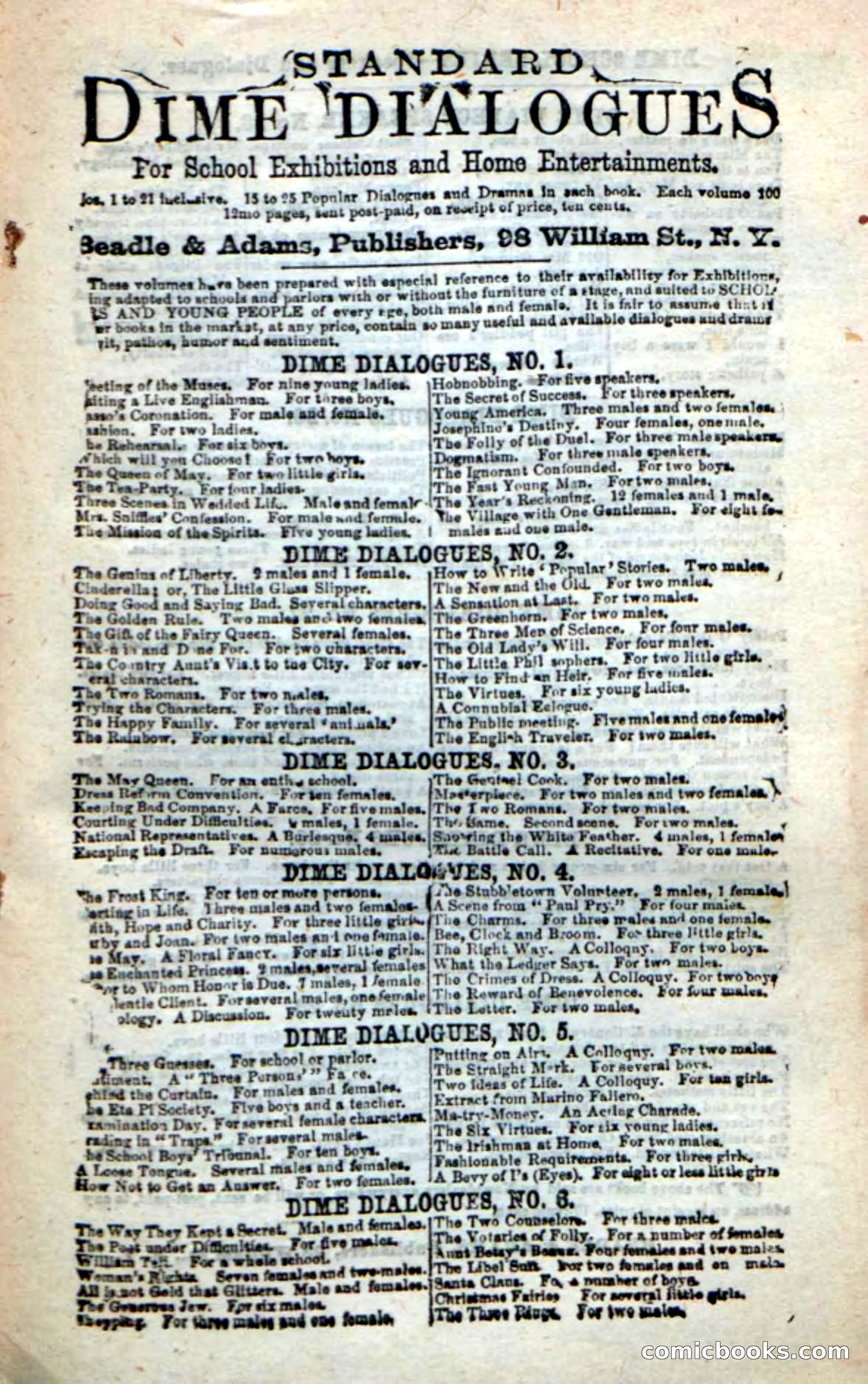 Beadle's New Dime Novels: The Two Guards — page 97 of 100