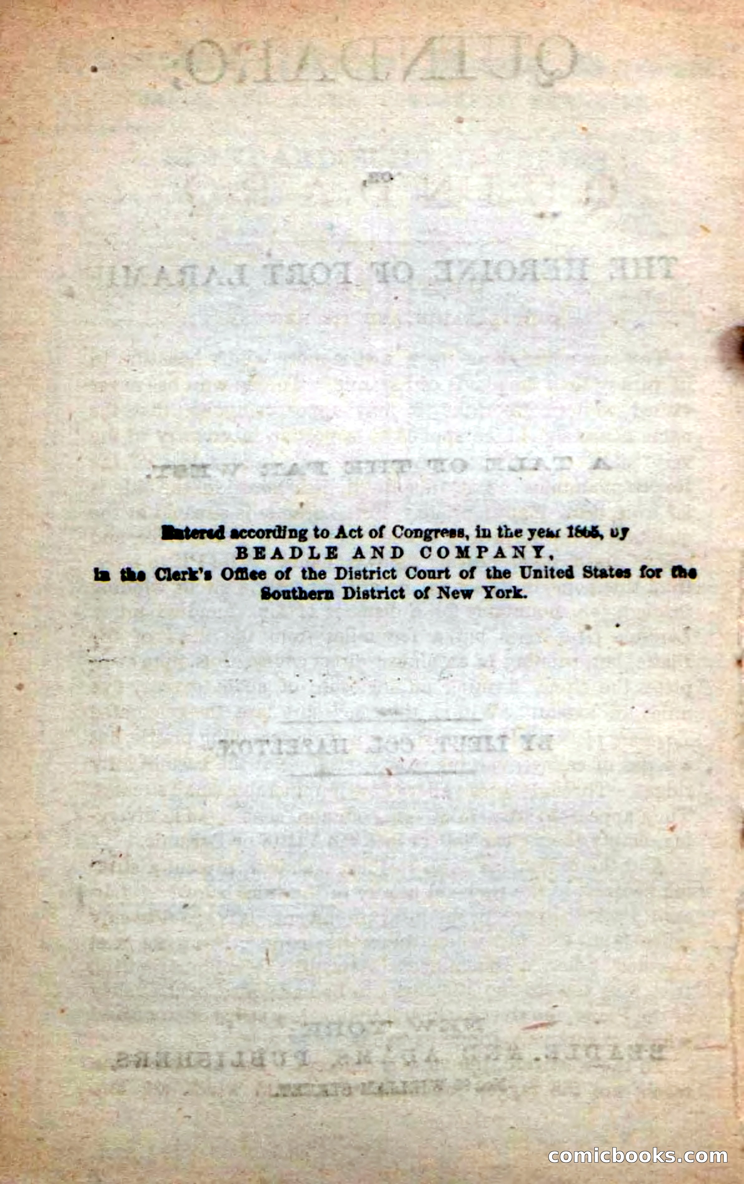 Beadle's New Dime Novels: Quindaro — page 4 of 104