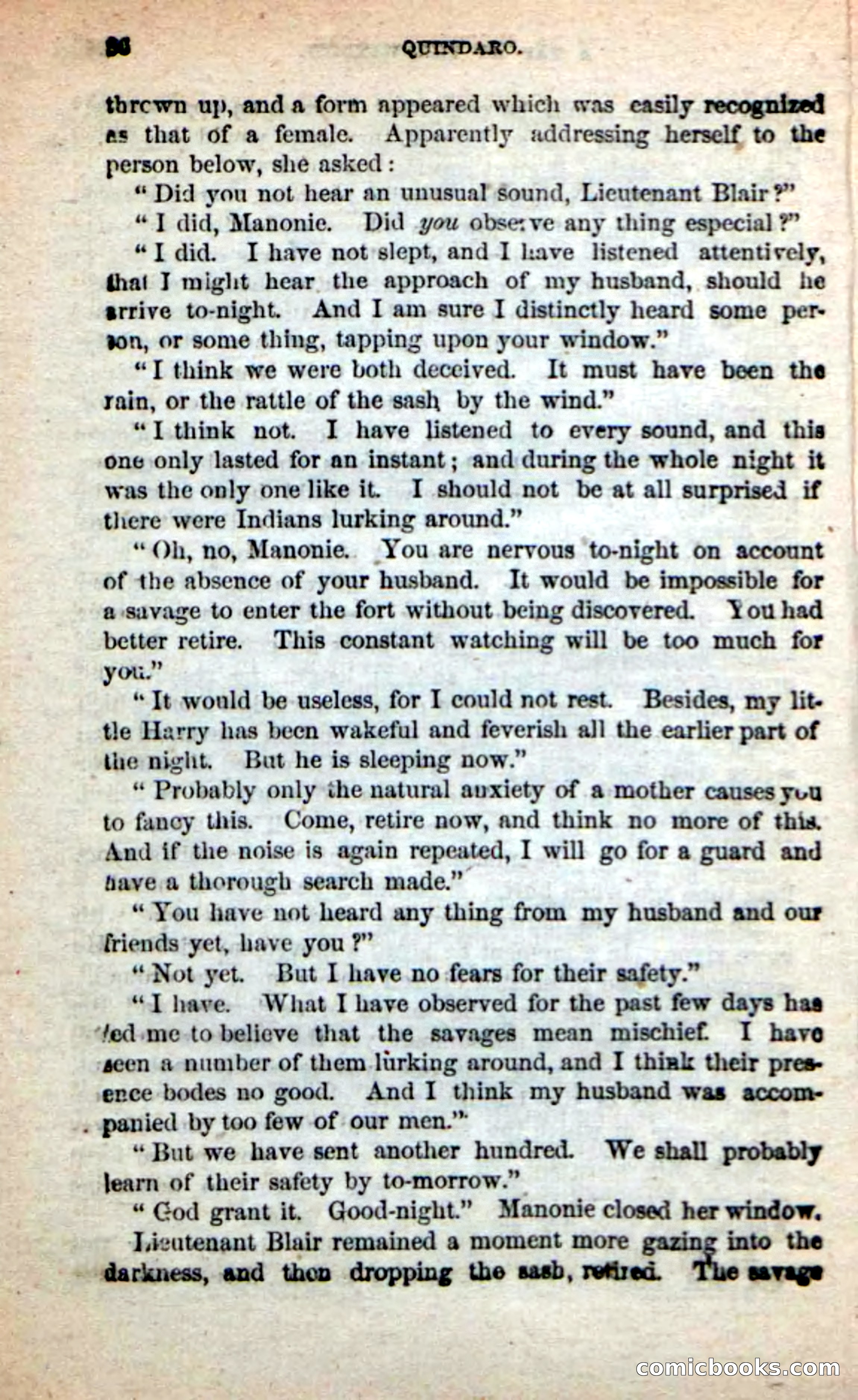 Beadle's New Dime Novels: Quindaro — page 22 of 104