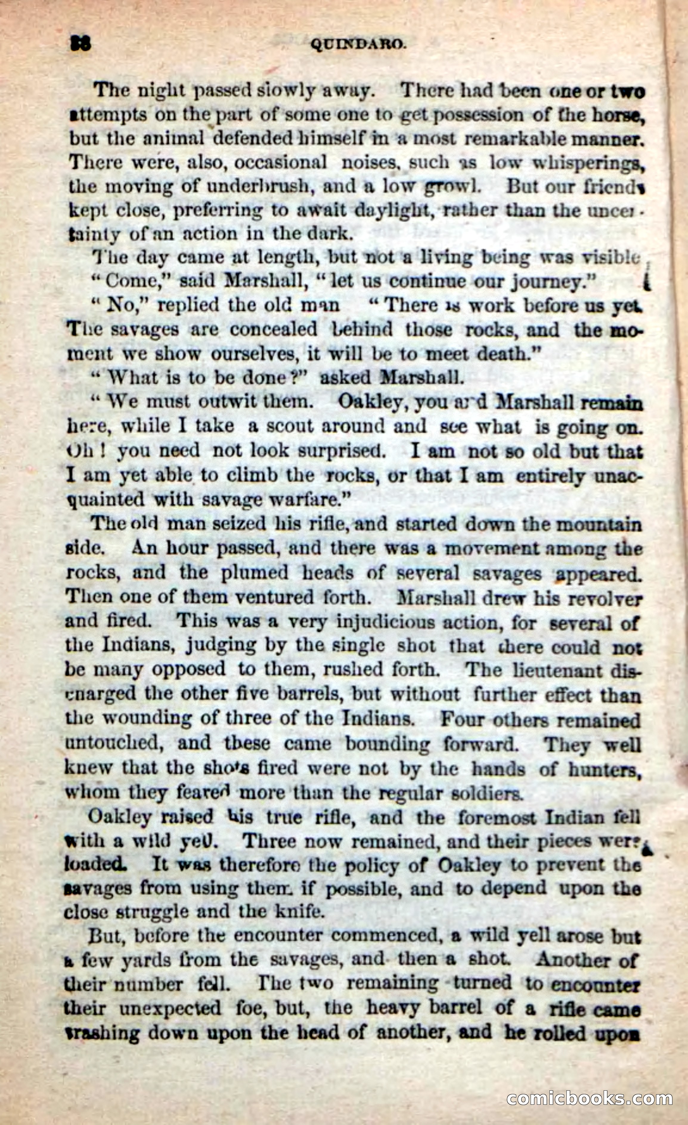Beadle's New Dime Novels: Quindaro — page 34 of 104