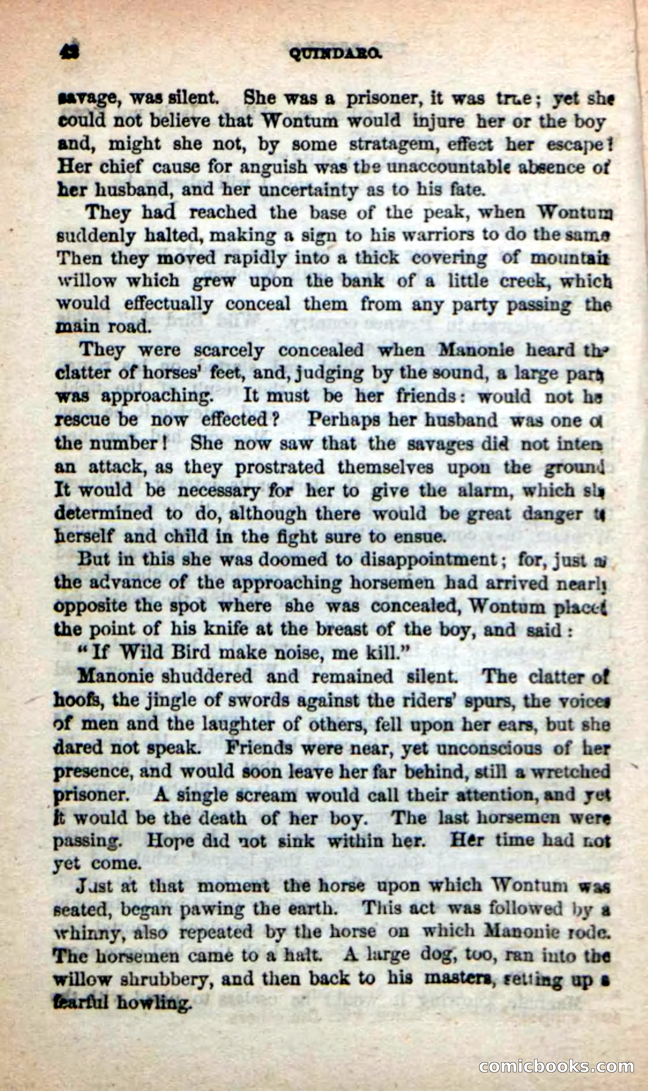 Beadle's New Dime Novels: Quindaro — page 38 of 104