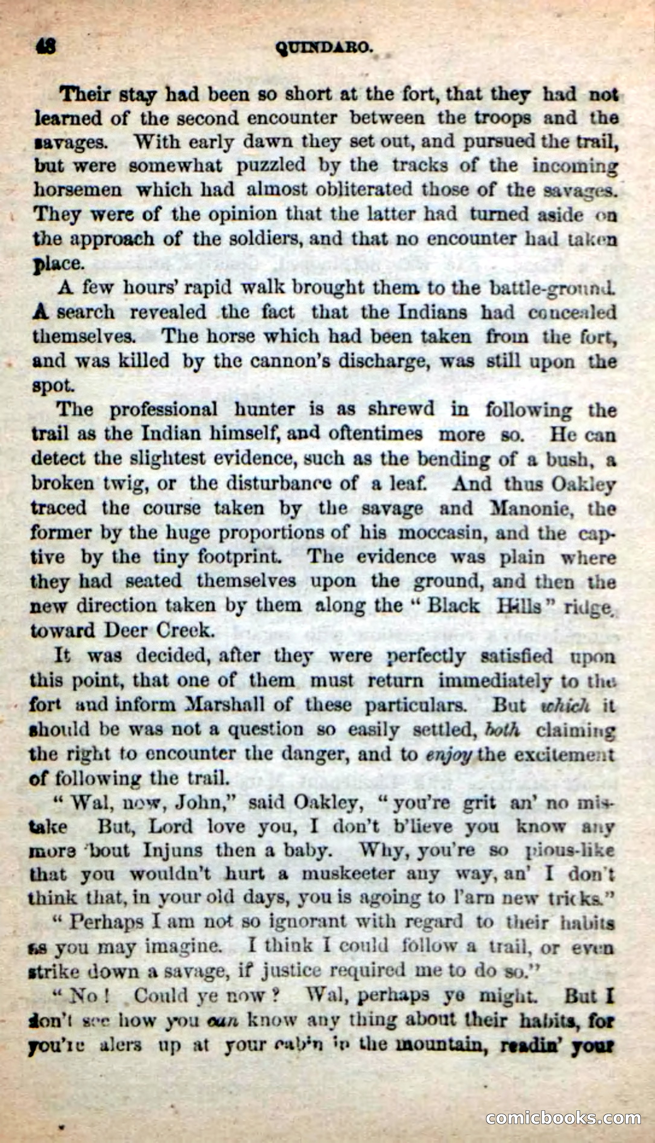 Beadle's New Dime Novels: Quindaro — page 44 of 104