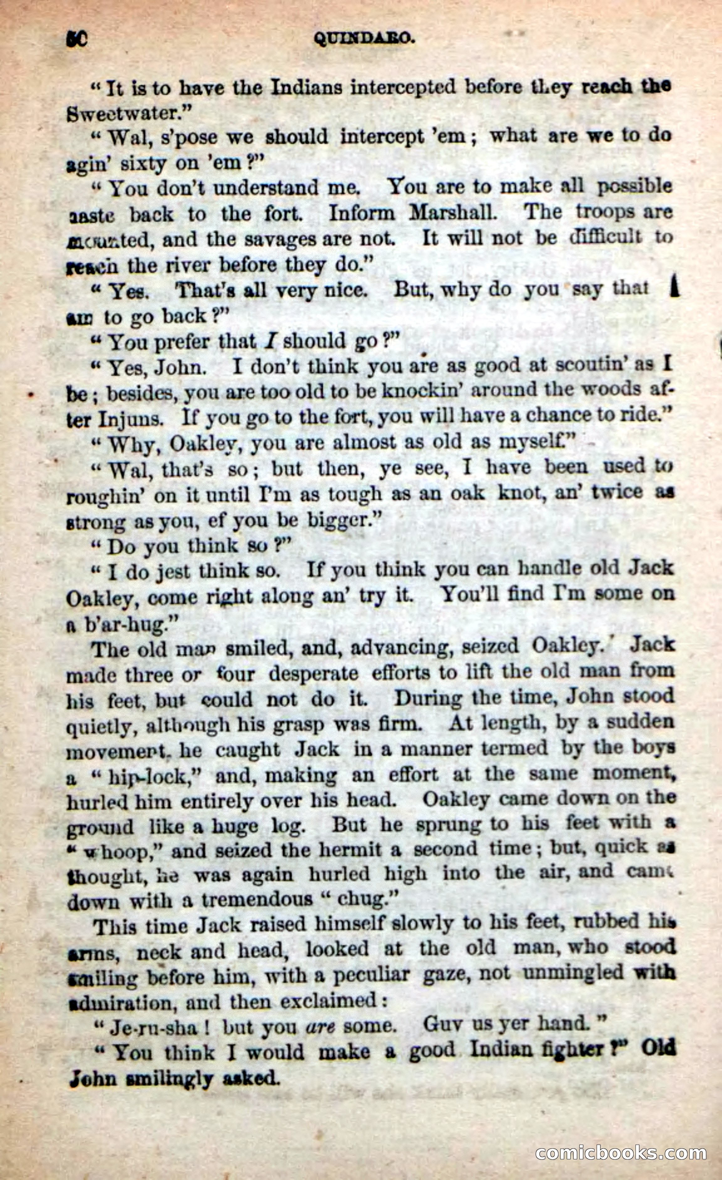 Beadle's New Dime Novels: Quindaro — page 46 of 104
