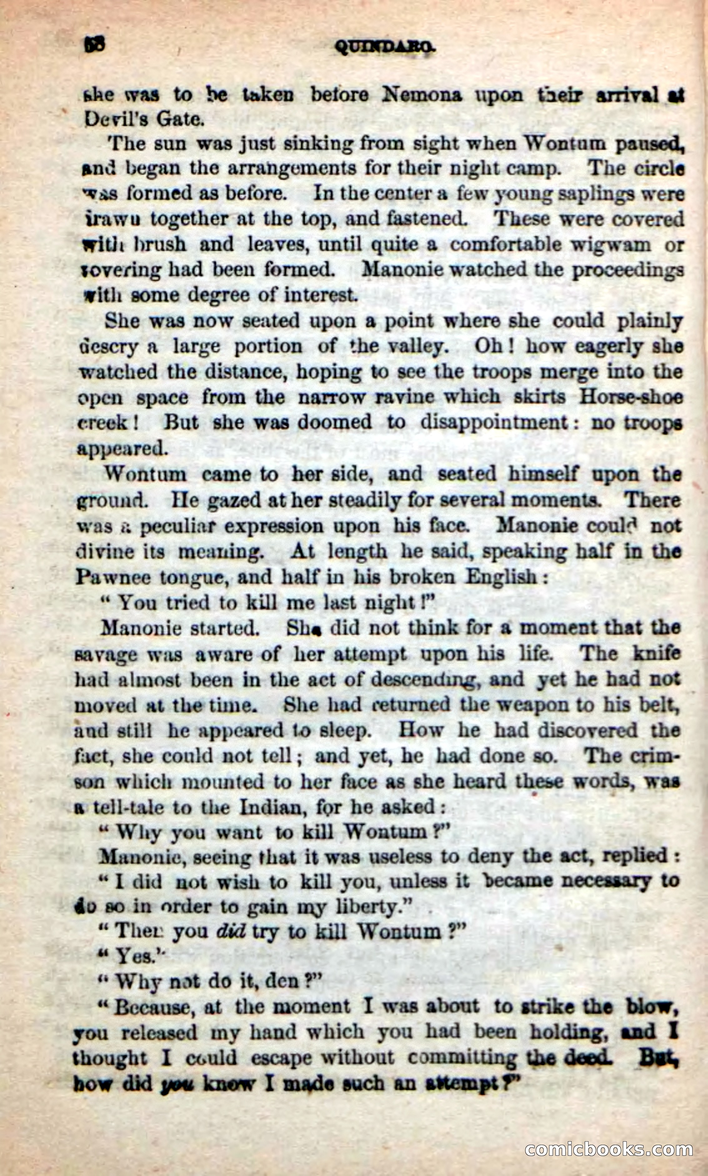 Beadle's New Dime Novels: Quindaro — page 54 of 104