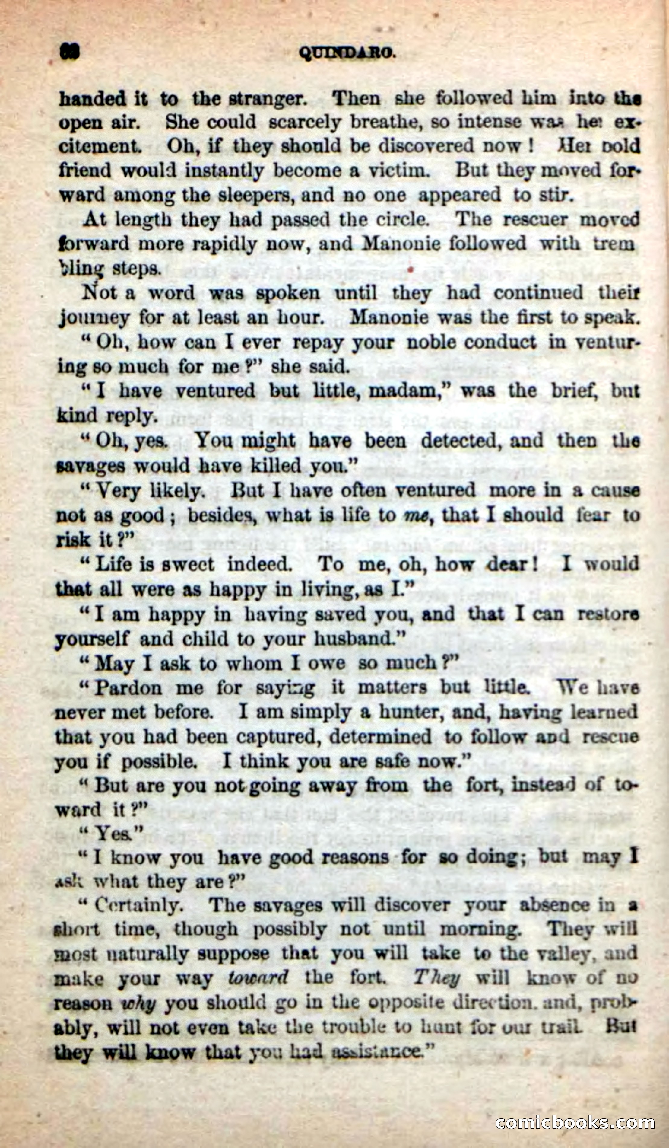 Beadle's New Dime Novels: Quindaro — page 58 of 104