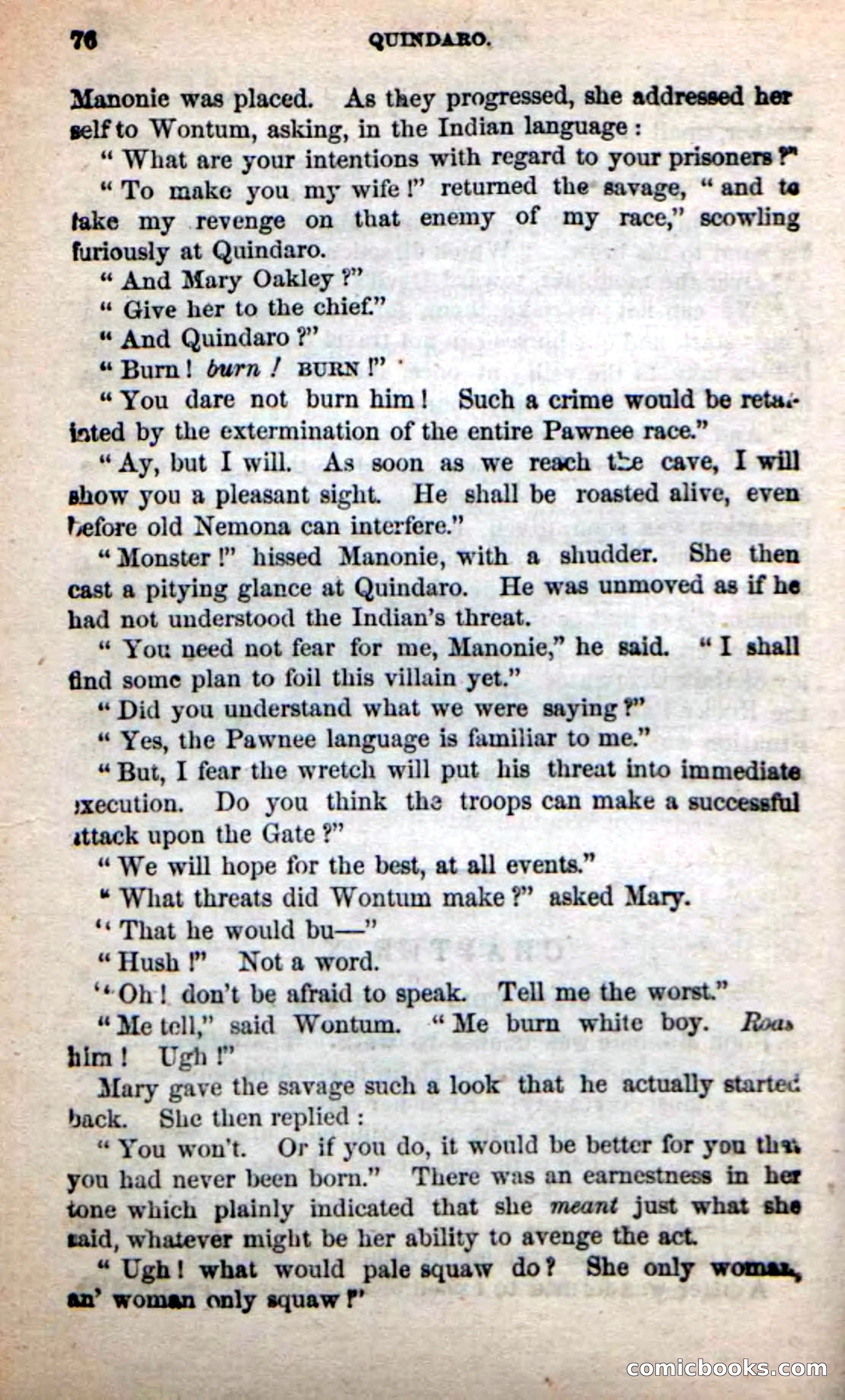 Beadle's New Dime Novels: Quindaro — page 72 of 104