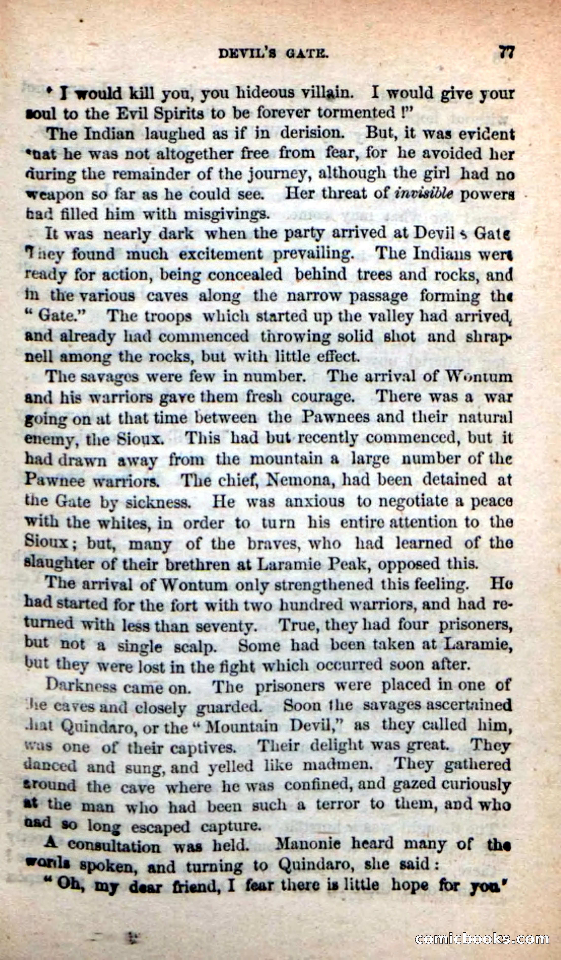 Beadle's New Dime Novels: Quindaro — page 73 of 104