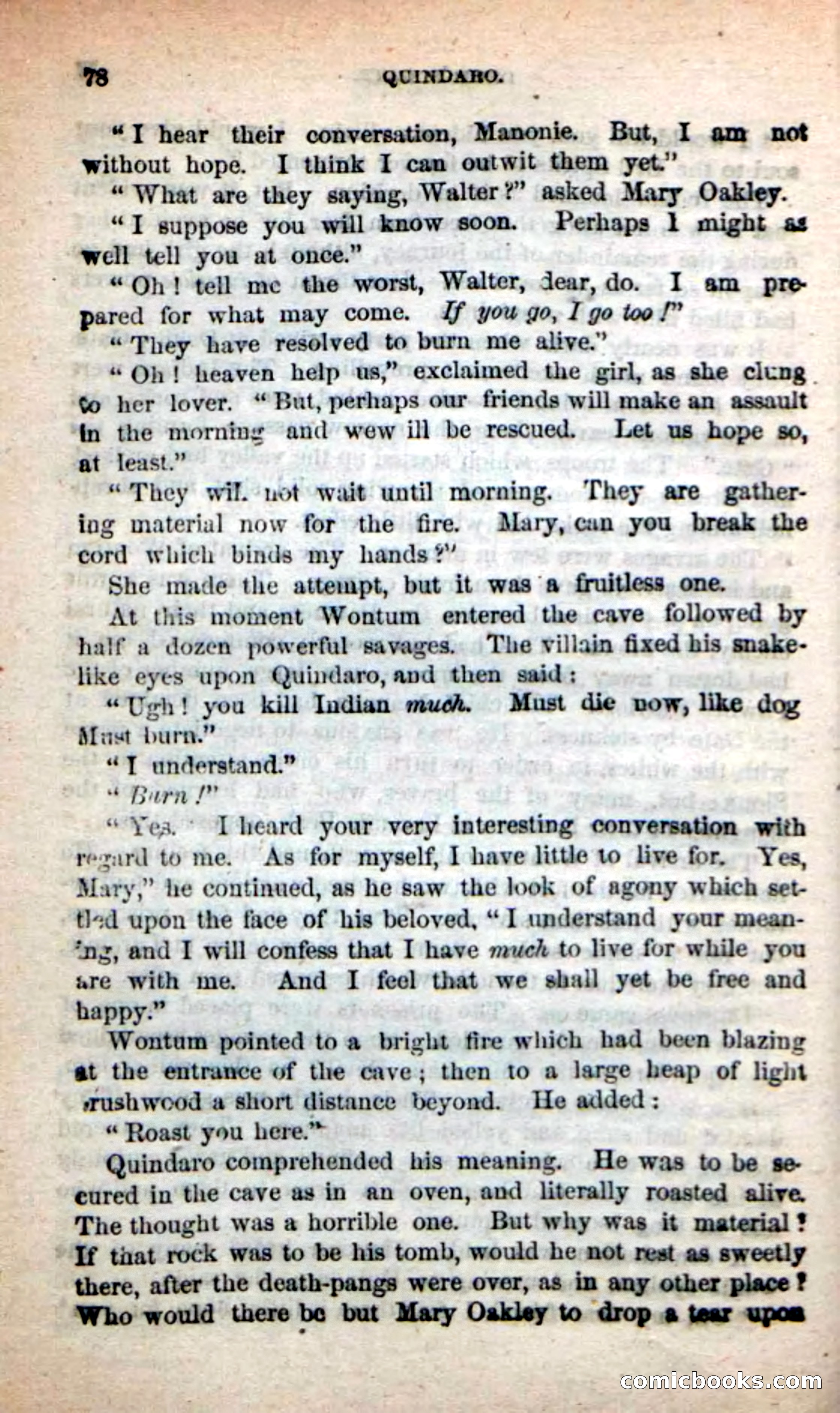 Beadle's New Dime Novels: Quindaro — page 74 of 104