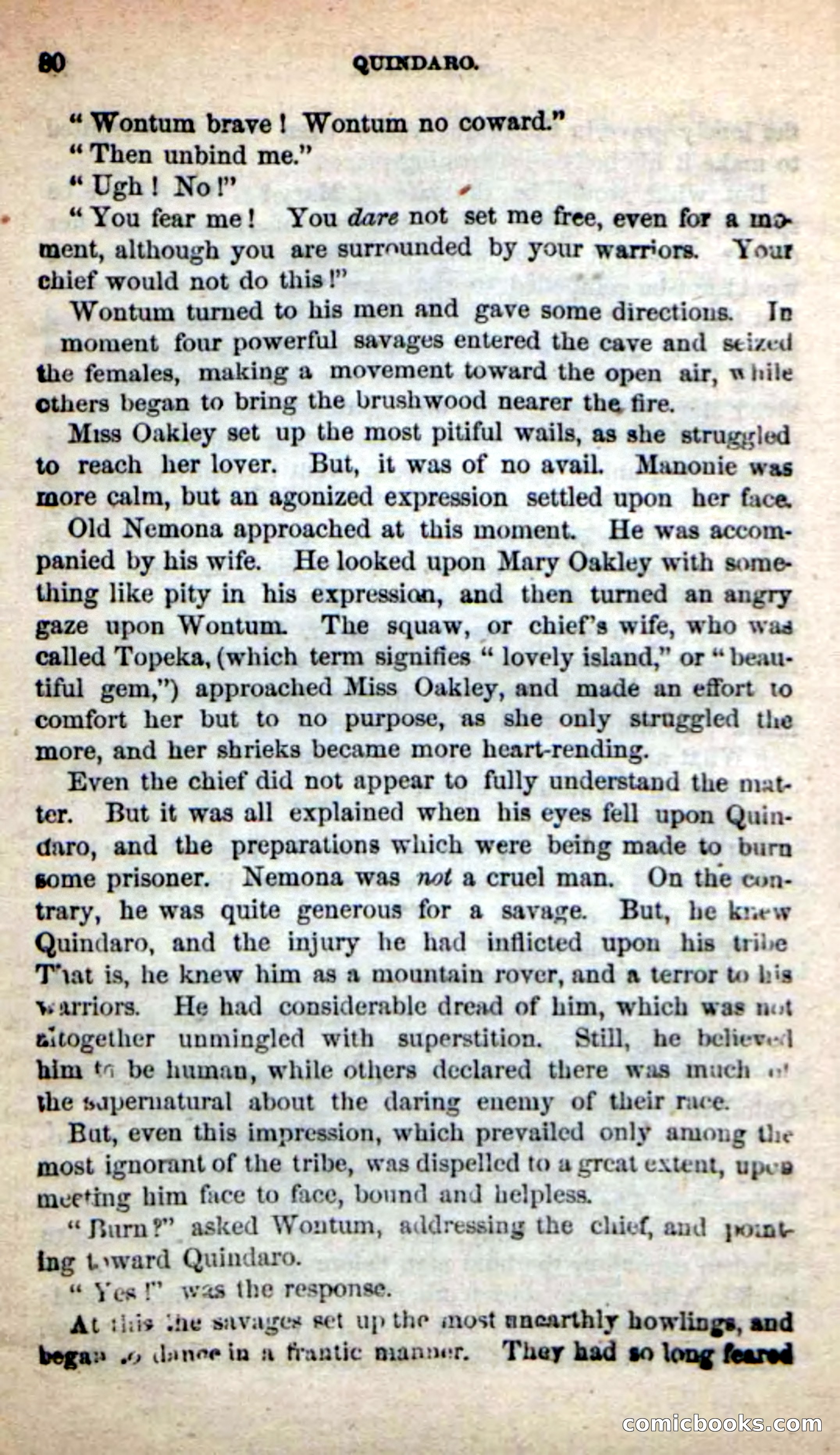 Beadle's New Dime Novels: Quindaro — page 76 of 104