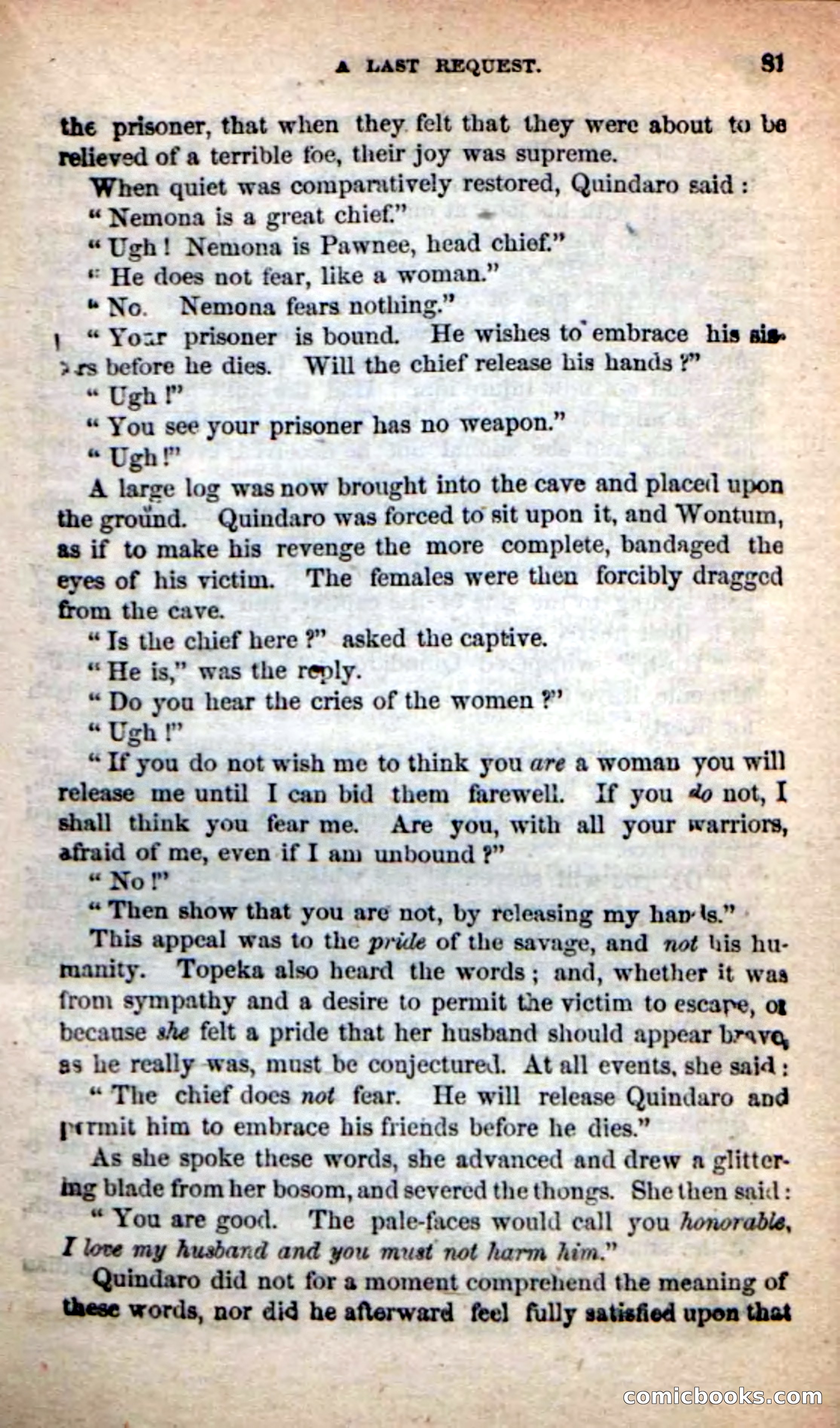 Beadle's New Dime Novels: Quindaro — page 77 of 104