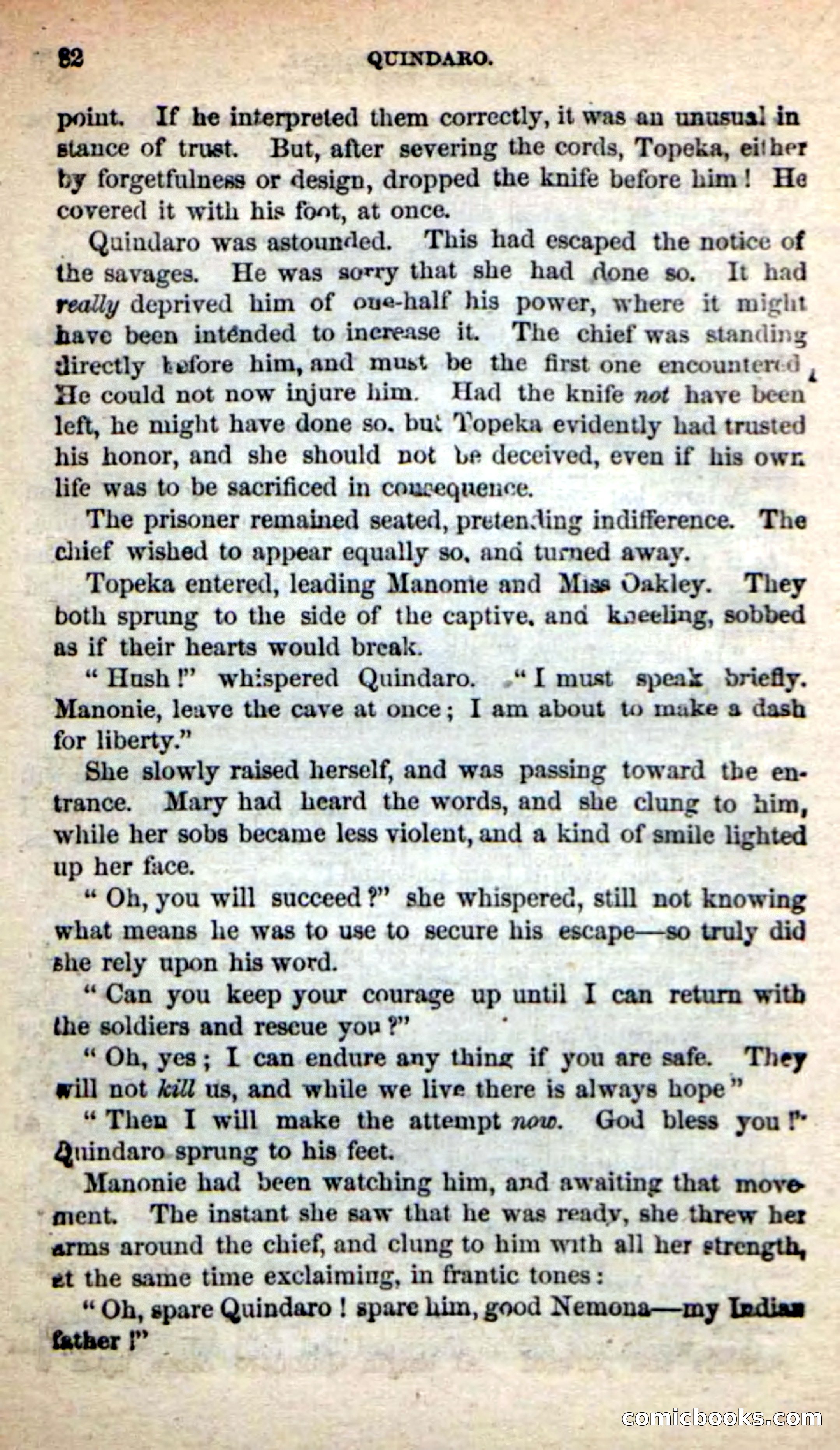 Beadle's New Dime Novels: Quindaro — page 78 of 104