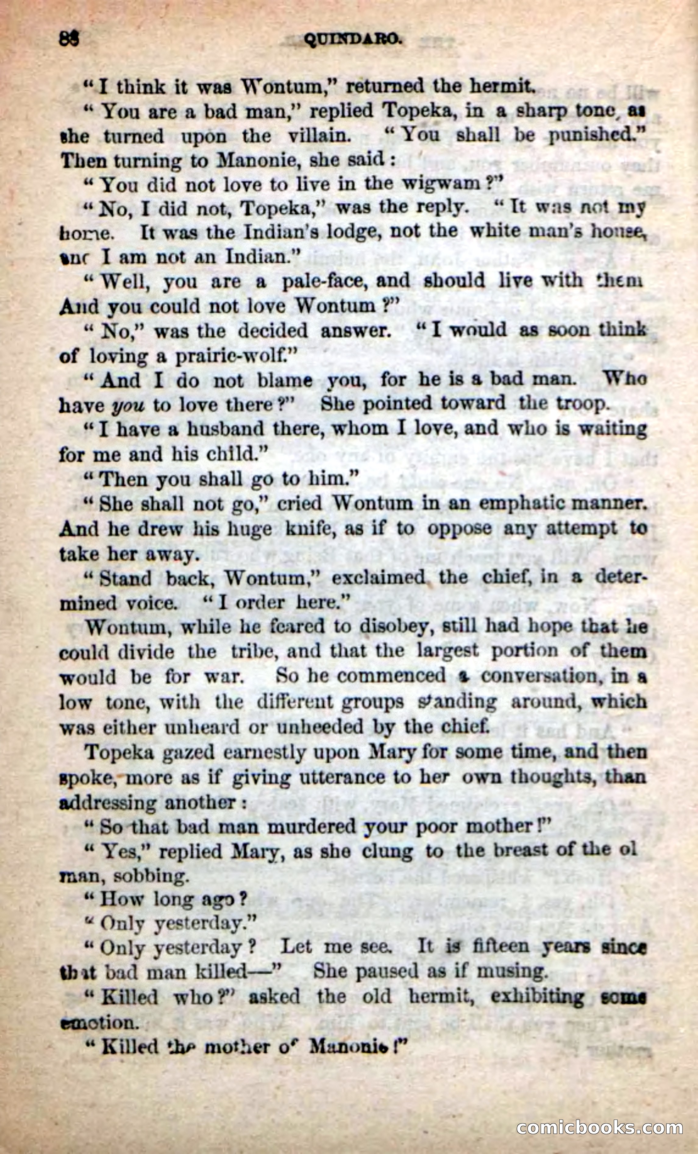 Beadle's New Dime Novels: Quindaro — page 84 of 104