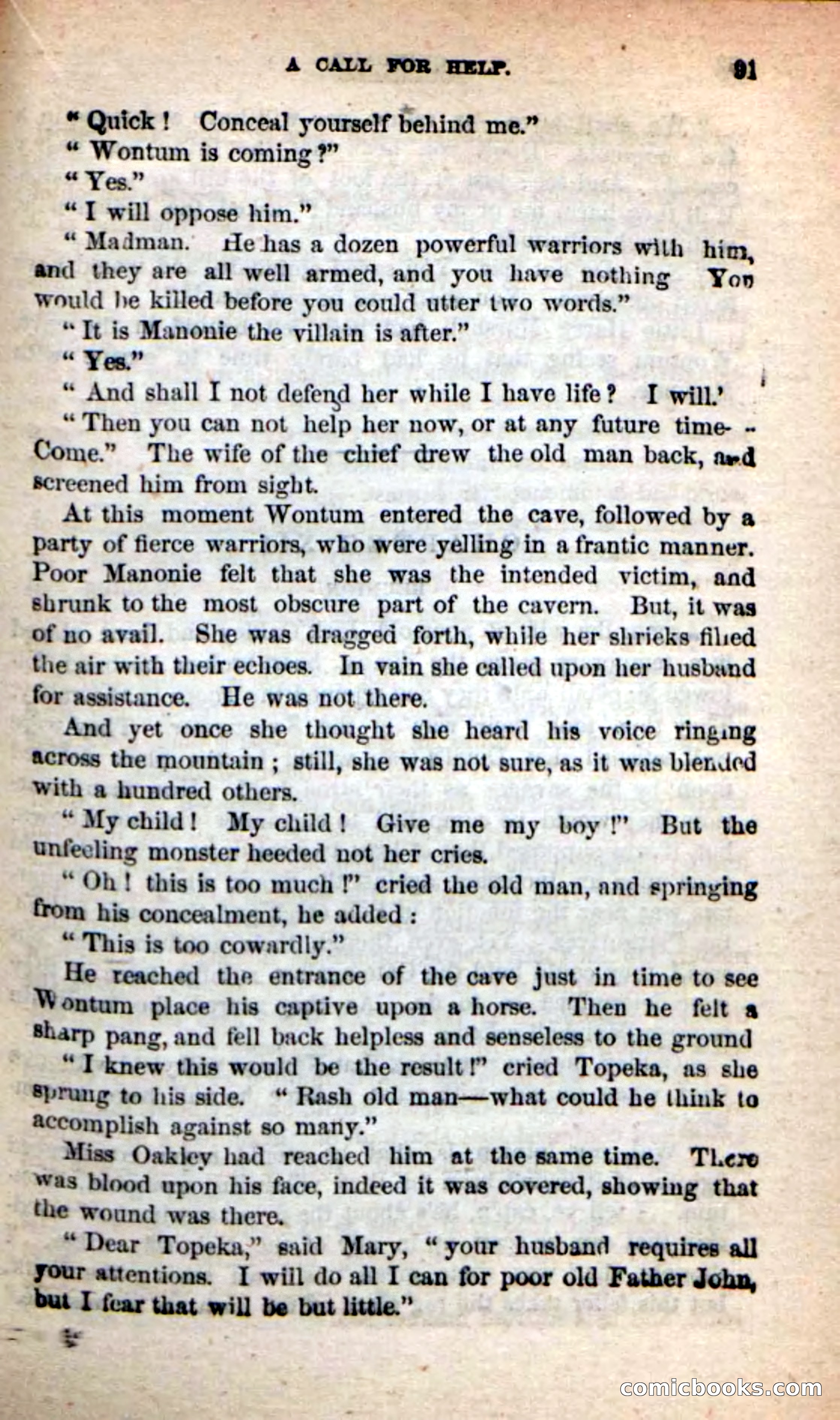 Beadle's New Dime Novels: Quindaro — page 87 of 104