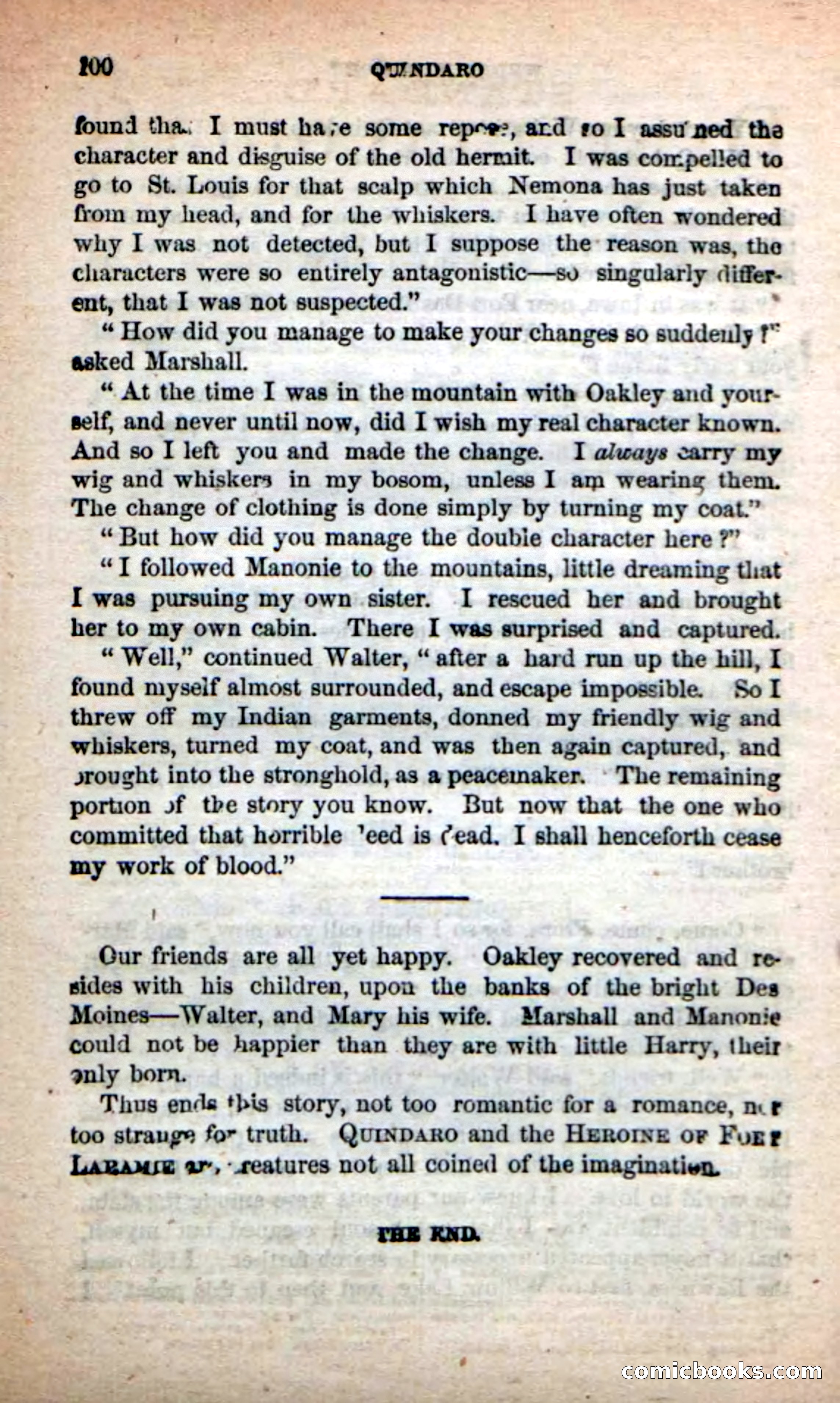 Beadle's New Dime Novels: Quindaro — page 96 of 104