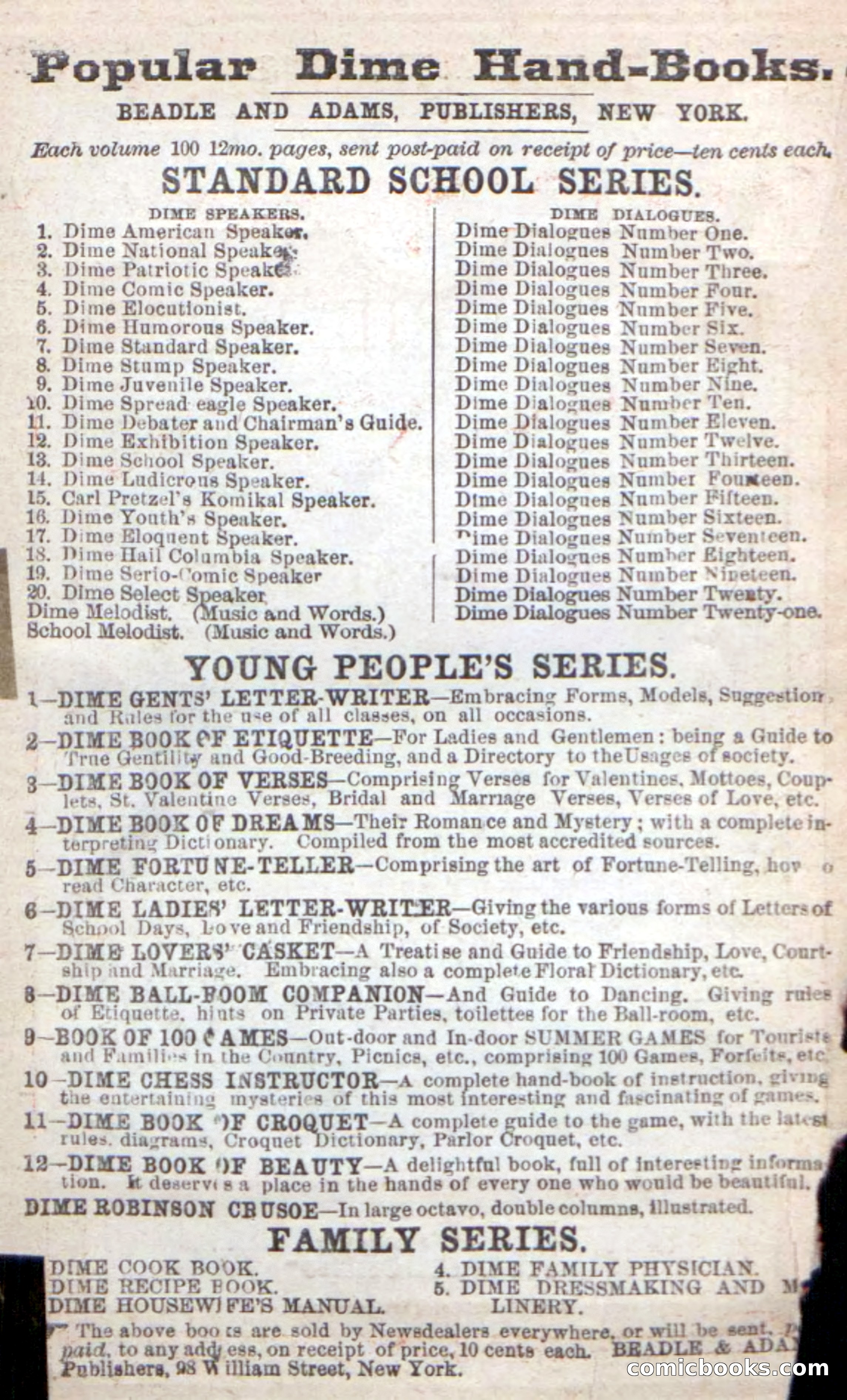 Beadle's New Dime Novels: Rob Ruskin — page 2 of 101