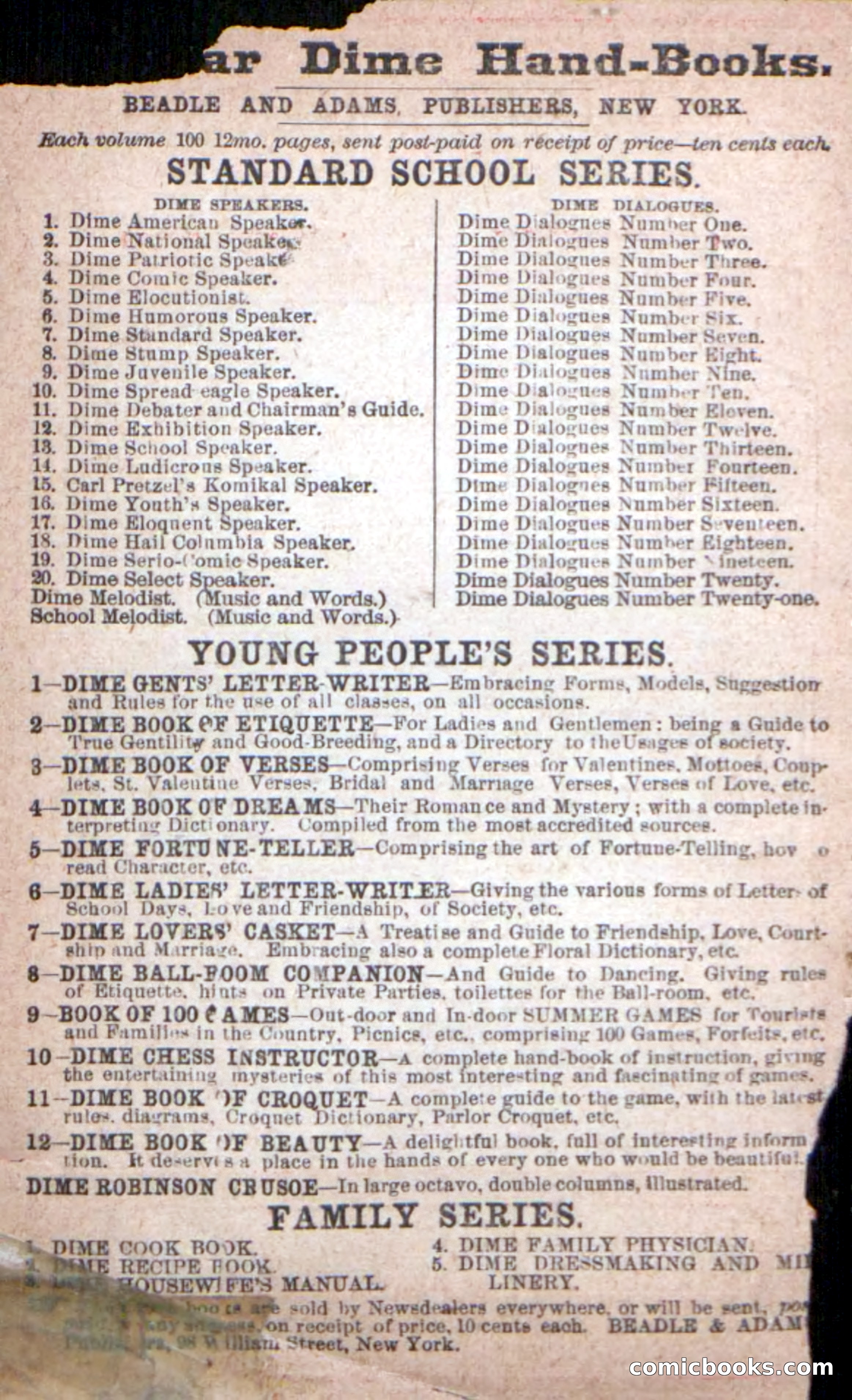 Beadle's New Dime Novels, No. 116 — page 2 of 100