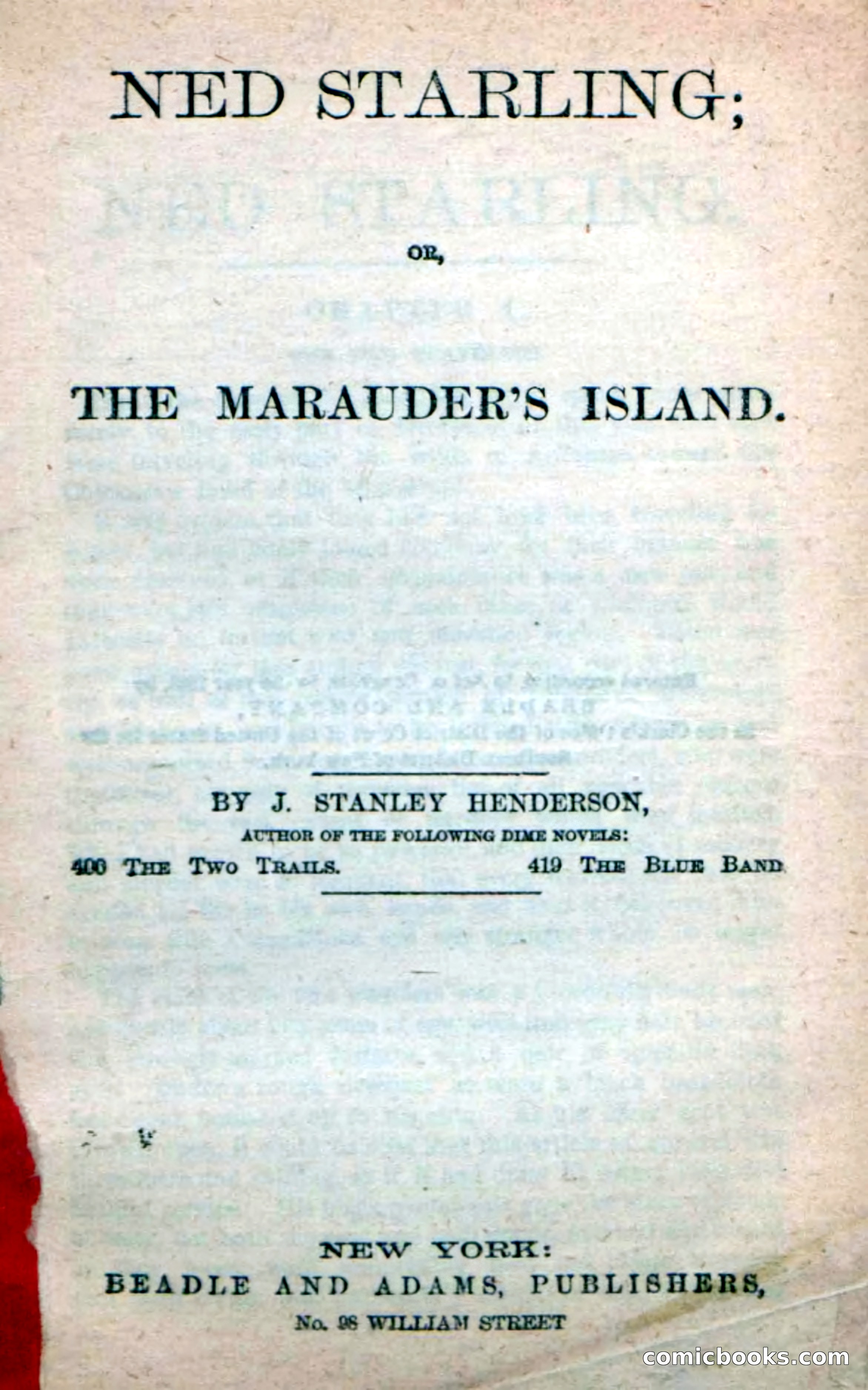 Beadle's New Dime Novels, No. 116 — page 3 of 100