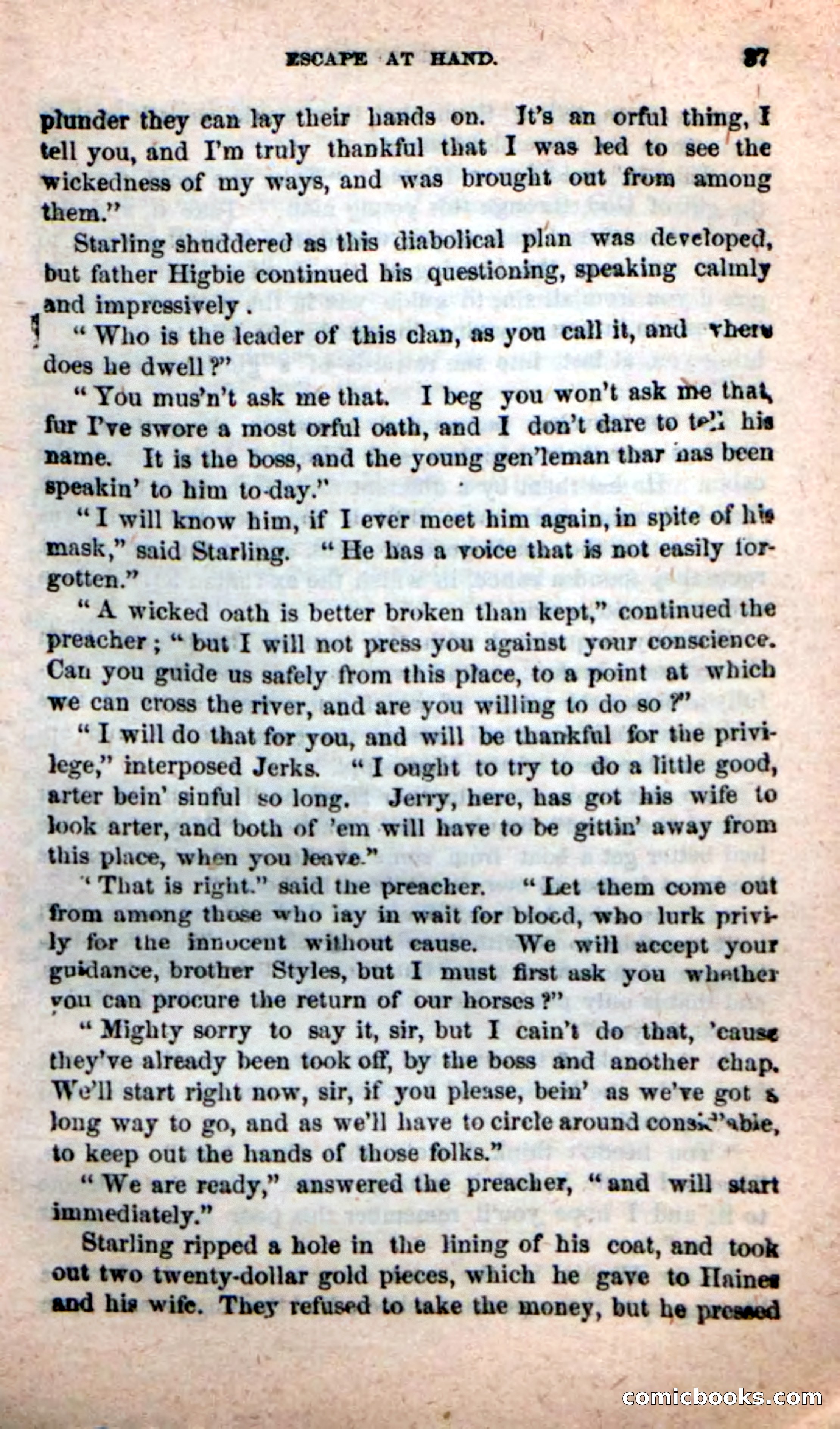 Beadle's New Dime Novels, No. 116 — page 33 of 100