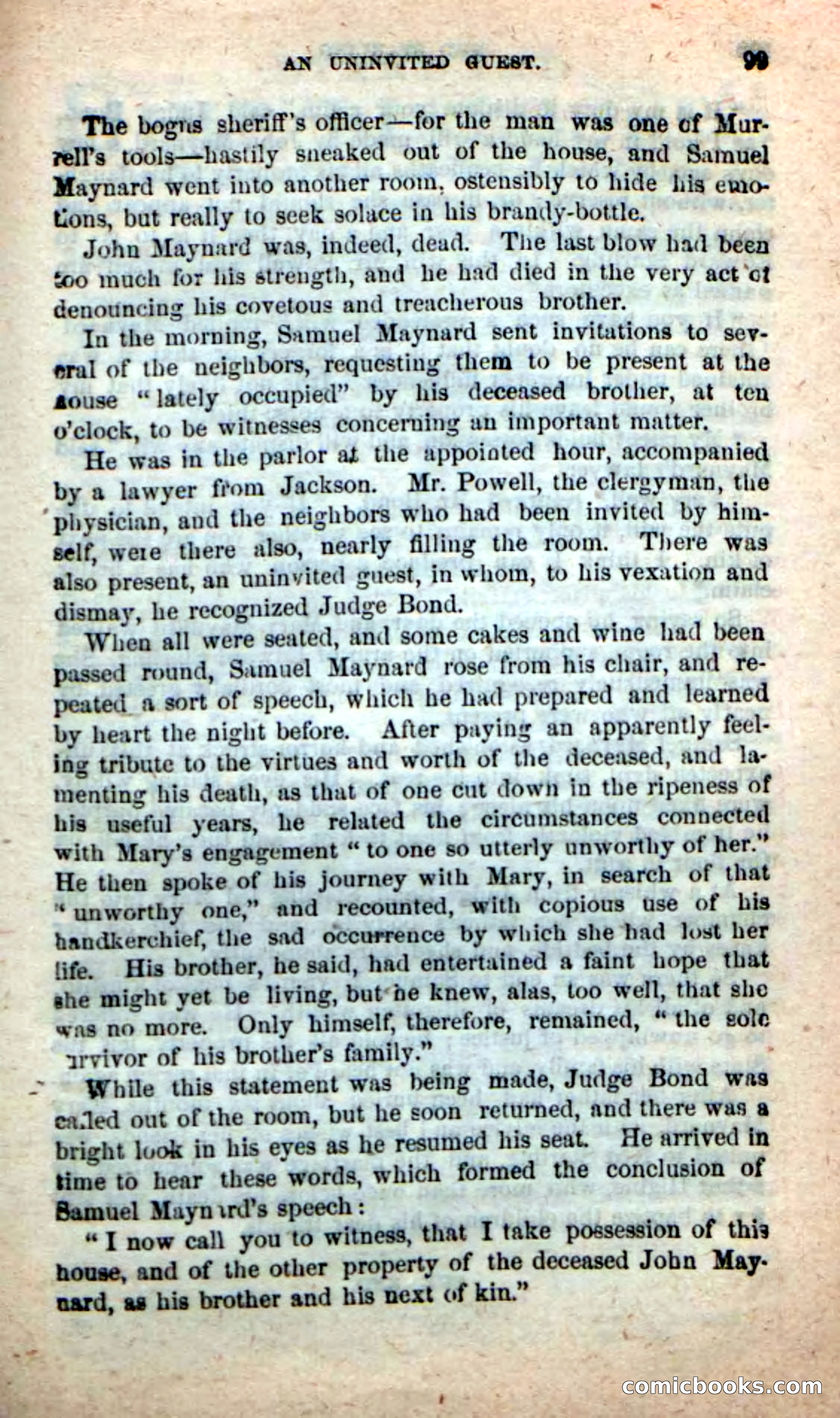 Beadle's New Dime Novels, No. 116 — page 95 of 100