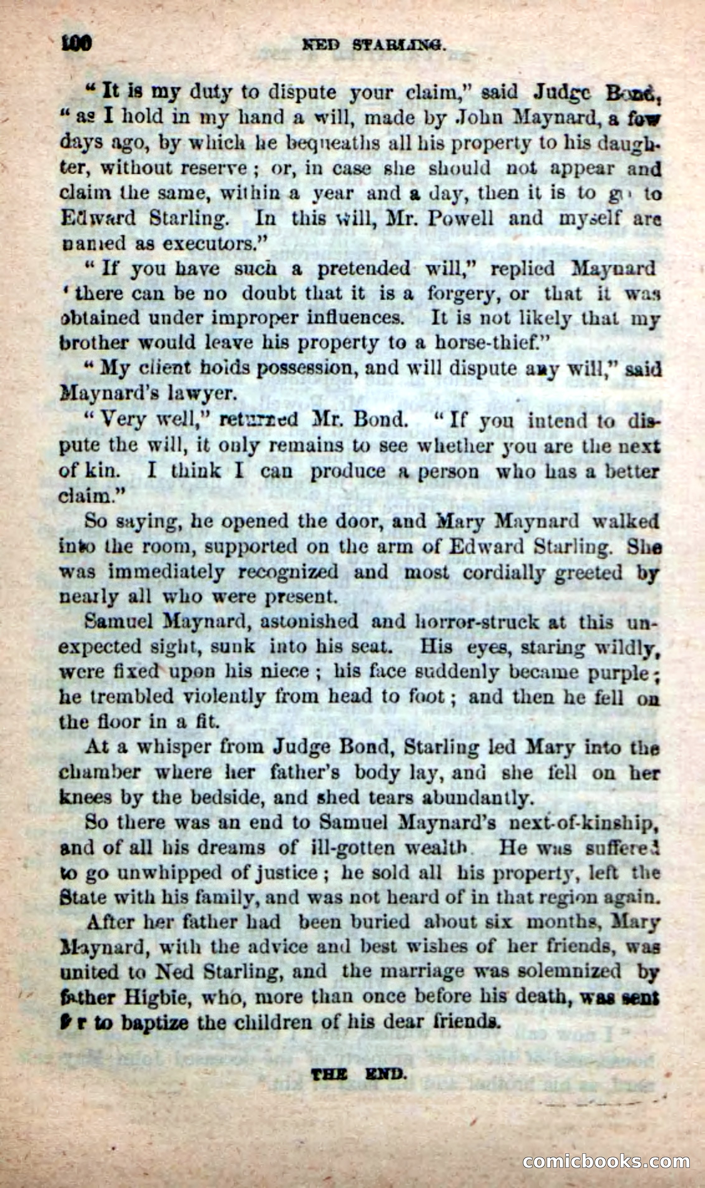 Beadle's New Dime Novels, No. 116 — page 96 of 100