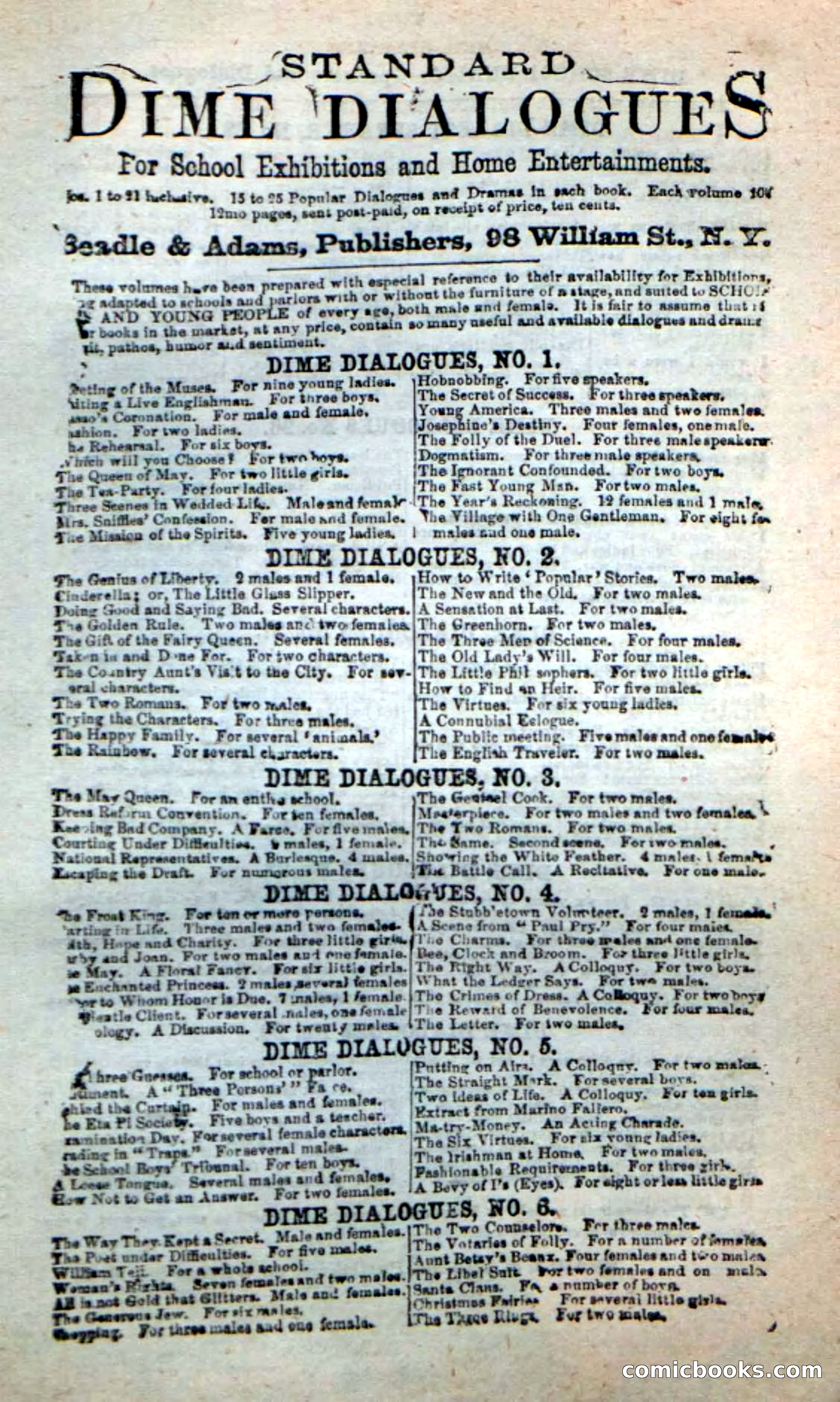 Beadle's New Dime Novels, No. 116 — page 97 of 100